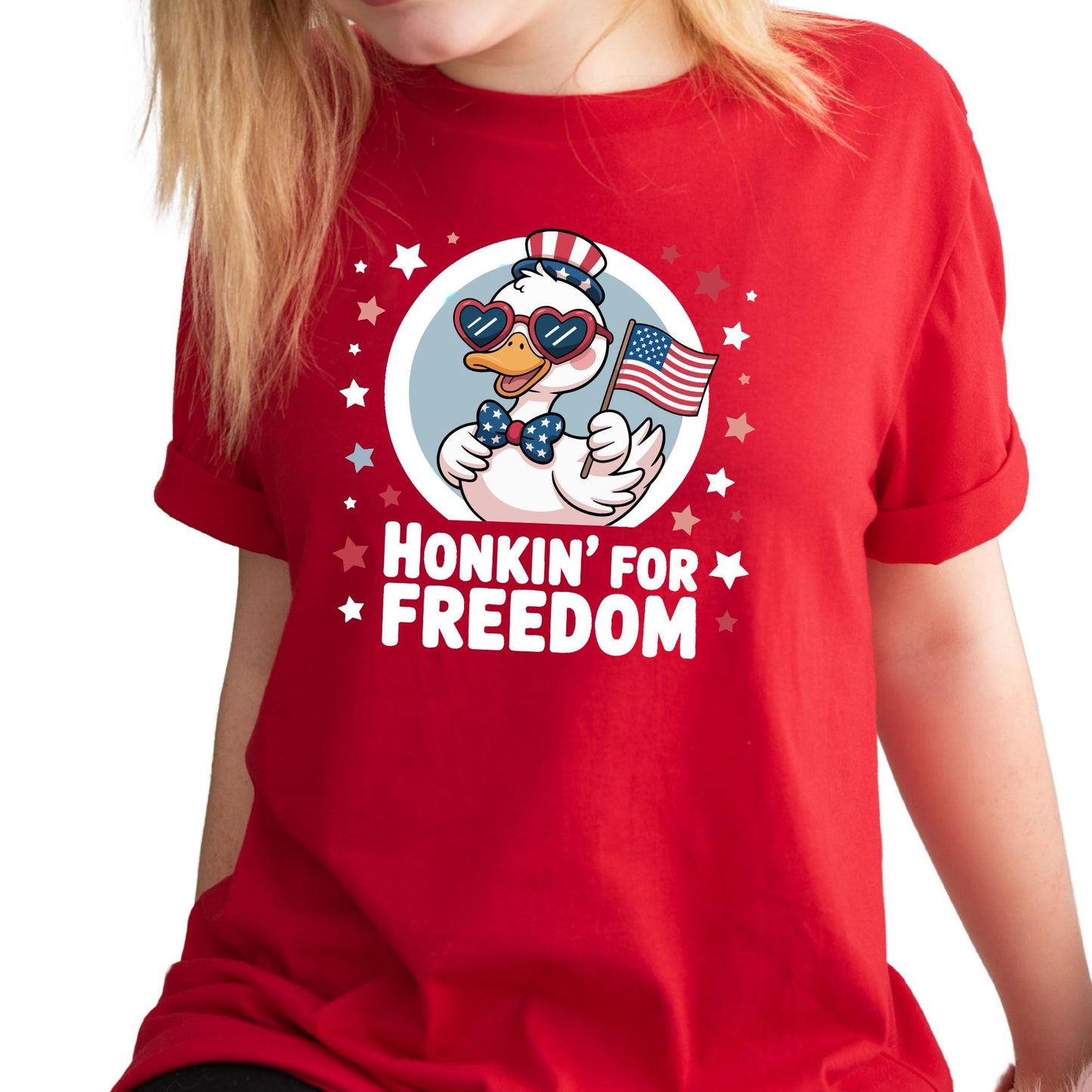 Honkin For Freedom Goose Shirt - 4th of July Independence Day Shirts