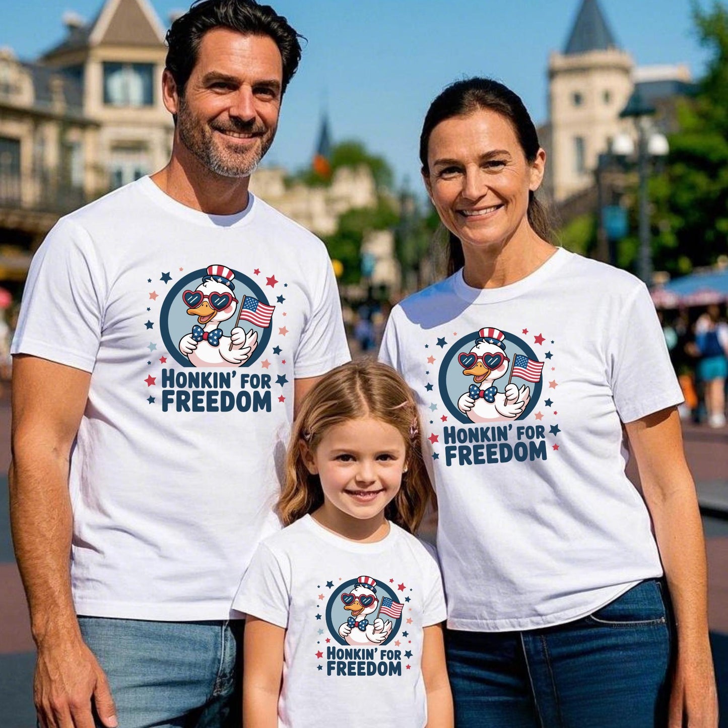 Honkin For Freedom Goose Shirt - 4th of July Independence Day Shirts