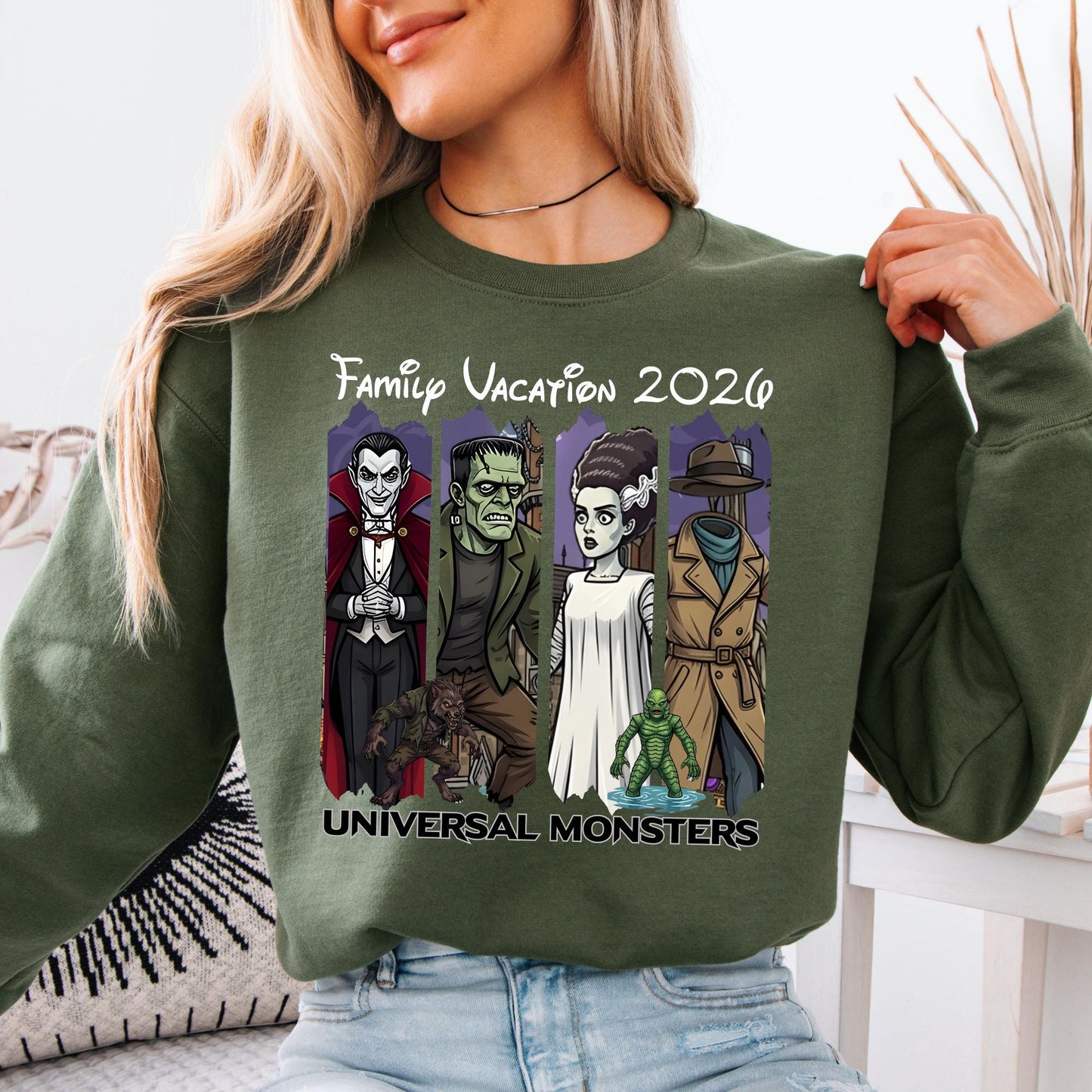 Personalized Universal Monsters Sweatshirt | Epic Universe Trip Hoodie