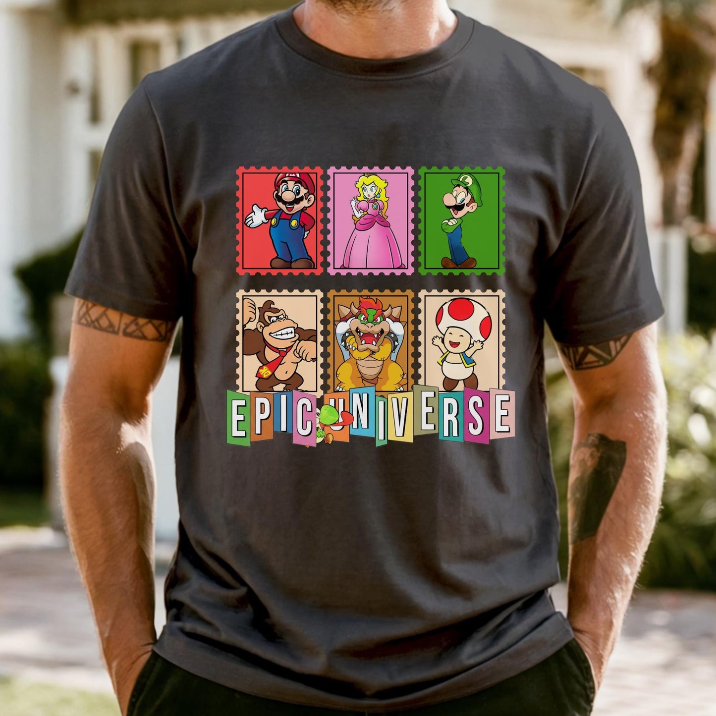 Custom Epic Universe Shirt, Super Mario Birthday Matching Group Tees, Mario Epic Universe 2026 Shirt, Family Trip Shirt
