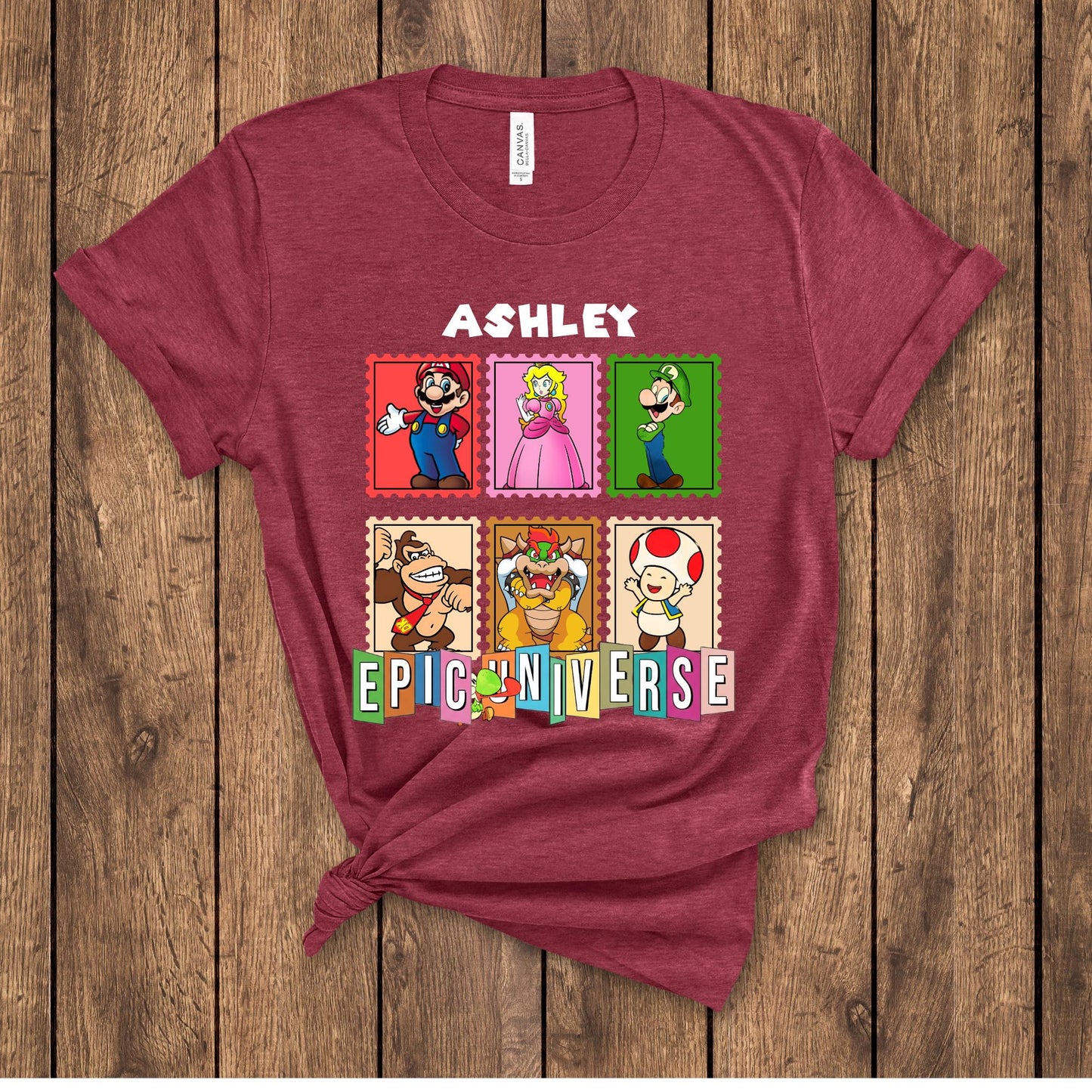 Custom Epic Universe Shirt, Super Mario Birthday Matching Group Tees, Mario Epic Universe 2026 Shirt, Family Trip Shirt