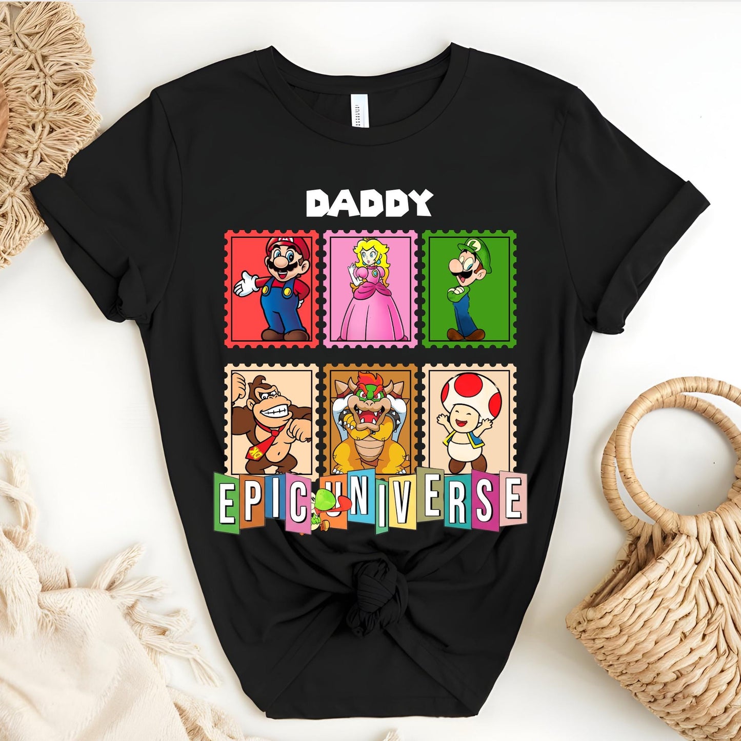 Custom Epic Universe Shirt, Super Mario Birthday Matching Group Tees, Mario Epic Universe 2026 Shirt, Family Trip Shirt