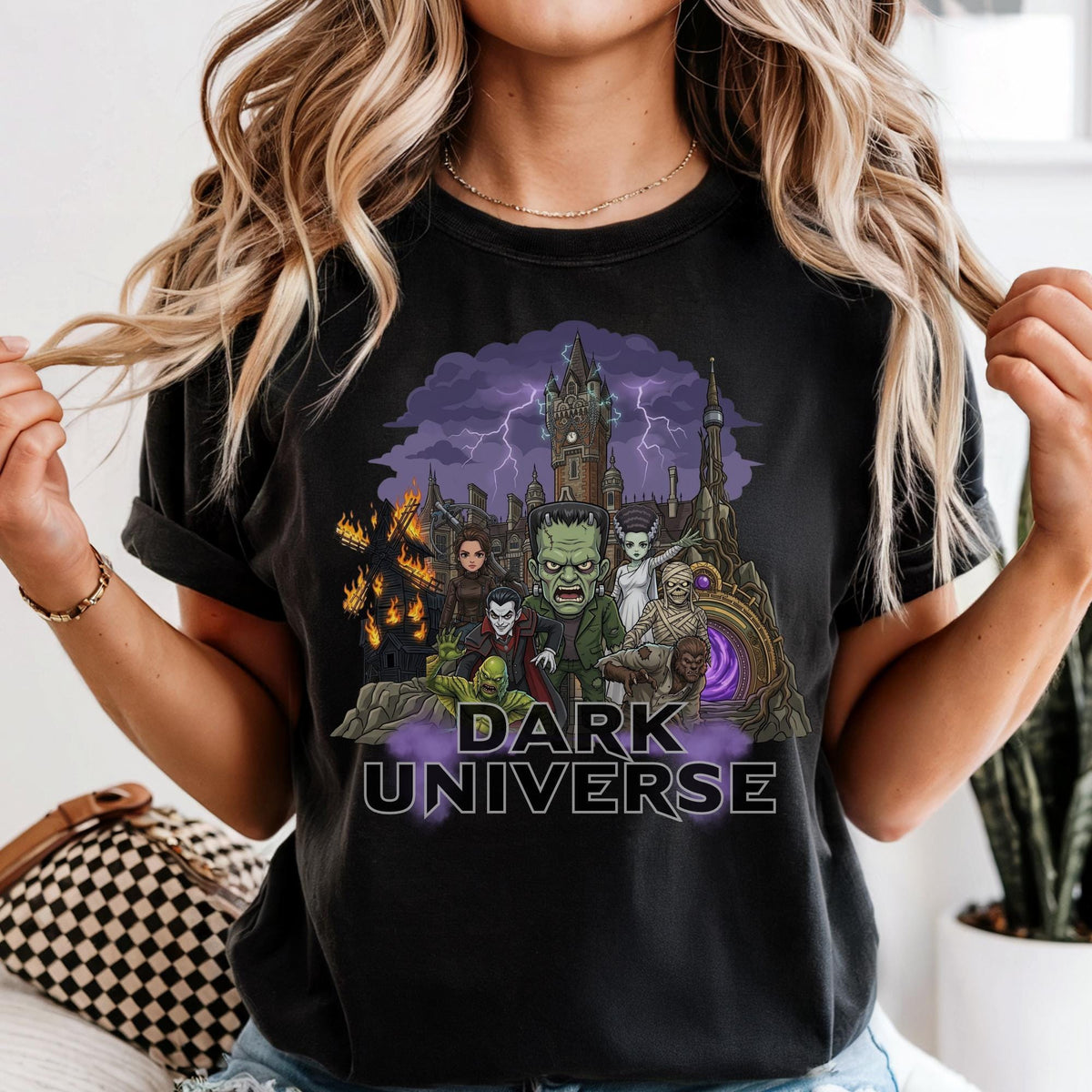 Comfort Colors® Dark Monsters Universe Shirt, Epic Universe T-shirt, Universal Epic Theme Park Tee