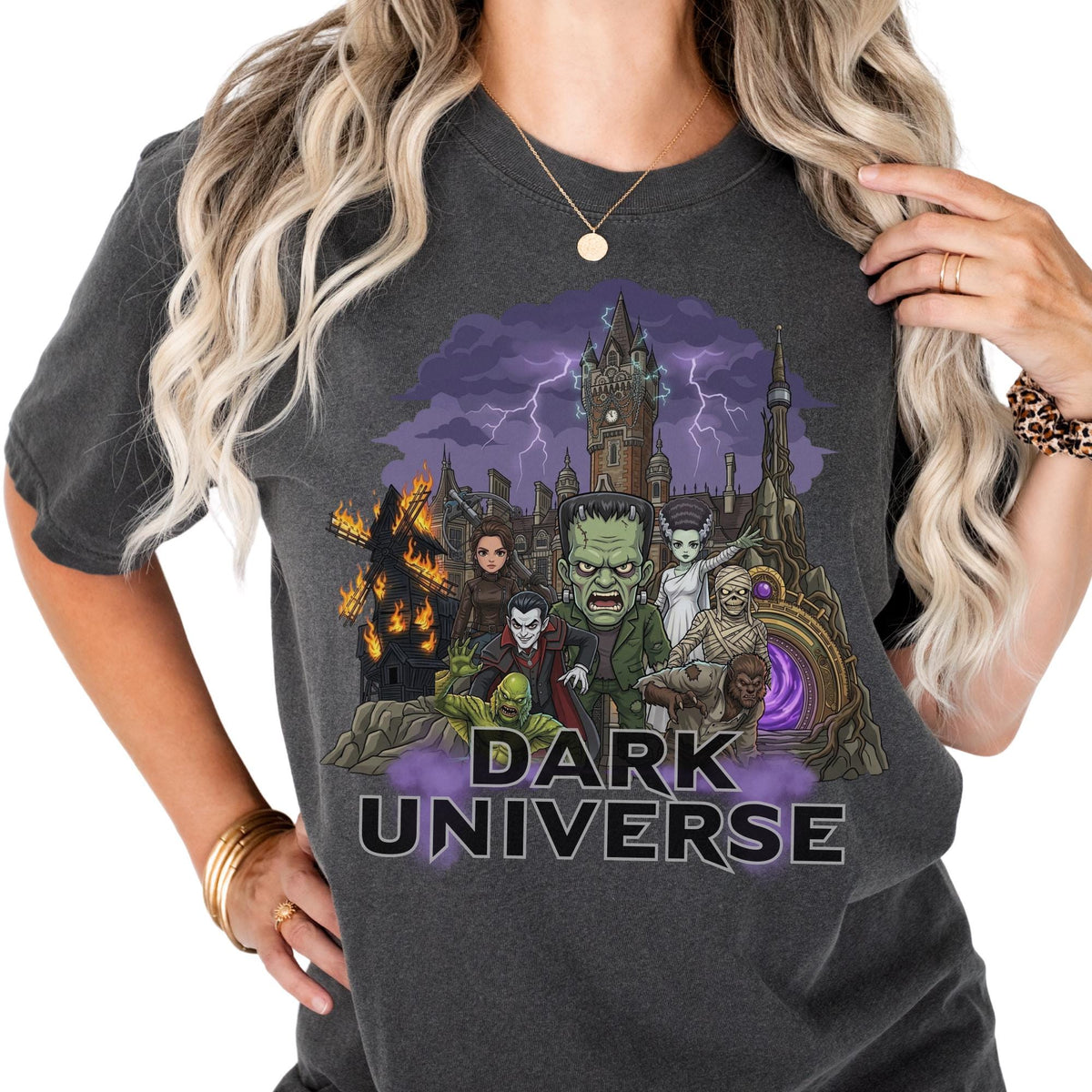 Comfort Colors® Dark Monsters Universe Shirt, Epic Universe T-shirt, Universal Epic Theme Park Tee
