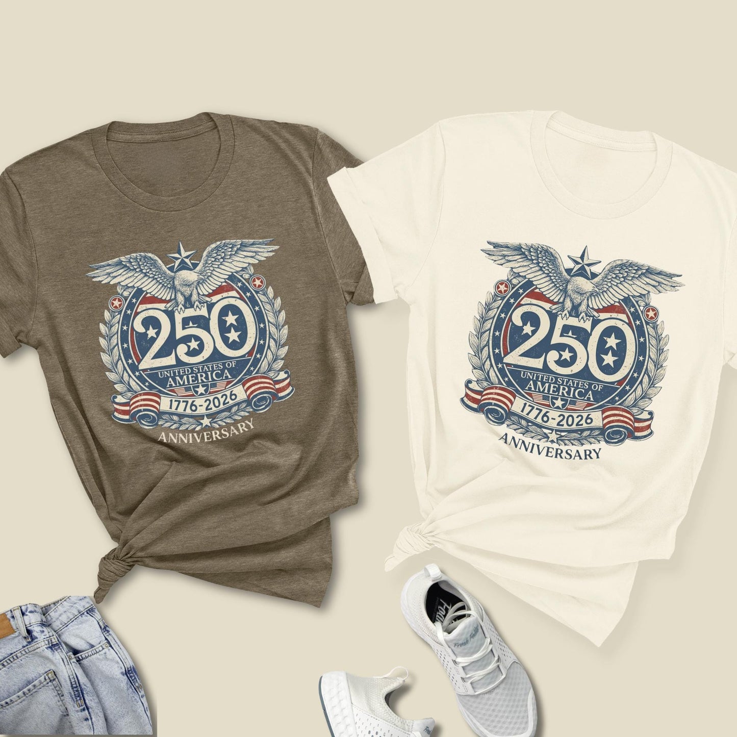 USA 250th Anniversary Shirt, American Flag Vintage T-Shirt, 250th Semiquincentennial Independence Day Tee, 4th of July Patriotic Gift