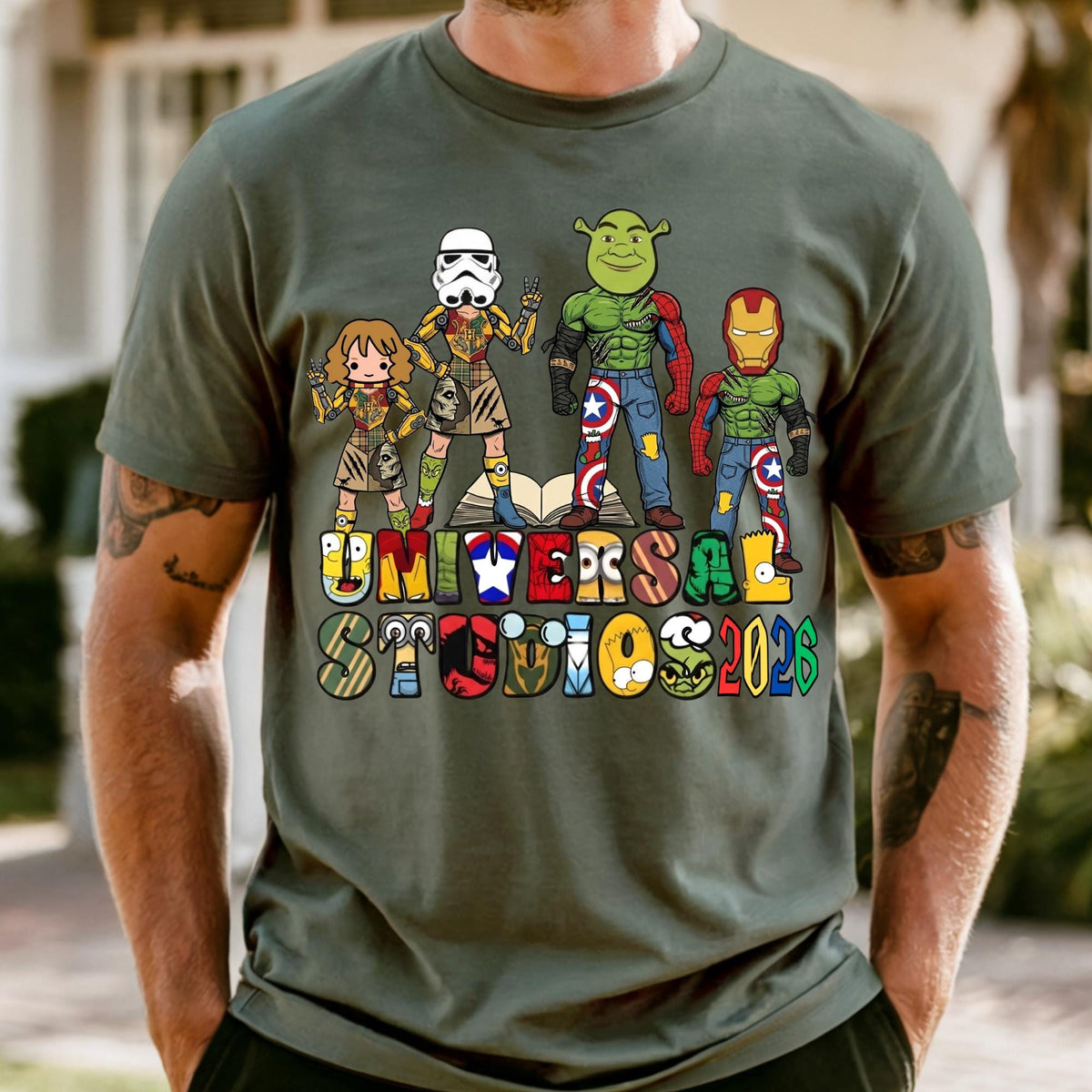 Personalized Universal Studios Shirt Comfort Colors® Custom Photo Universal Studios Shirt, Universal Family Trip Shirt