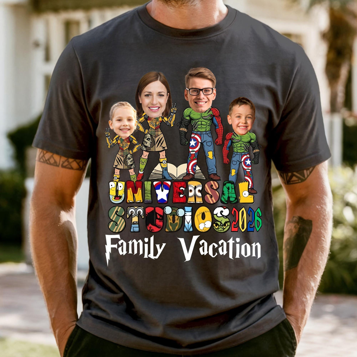 Personalized Universal Studios Shirt Comfort Colors® Custom Photo Universal Studios Shirt, Universal Family Trip Shirt