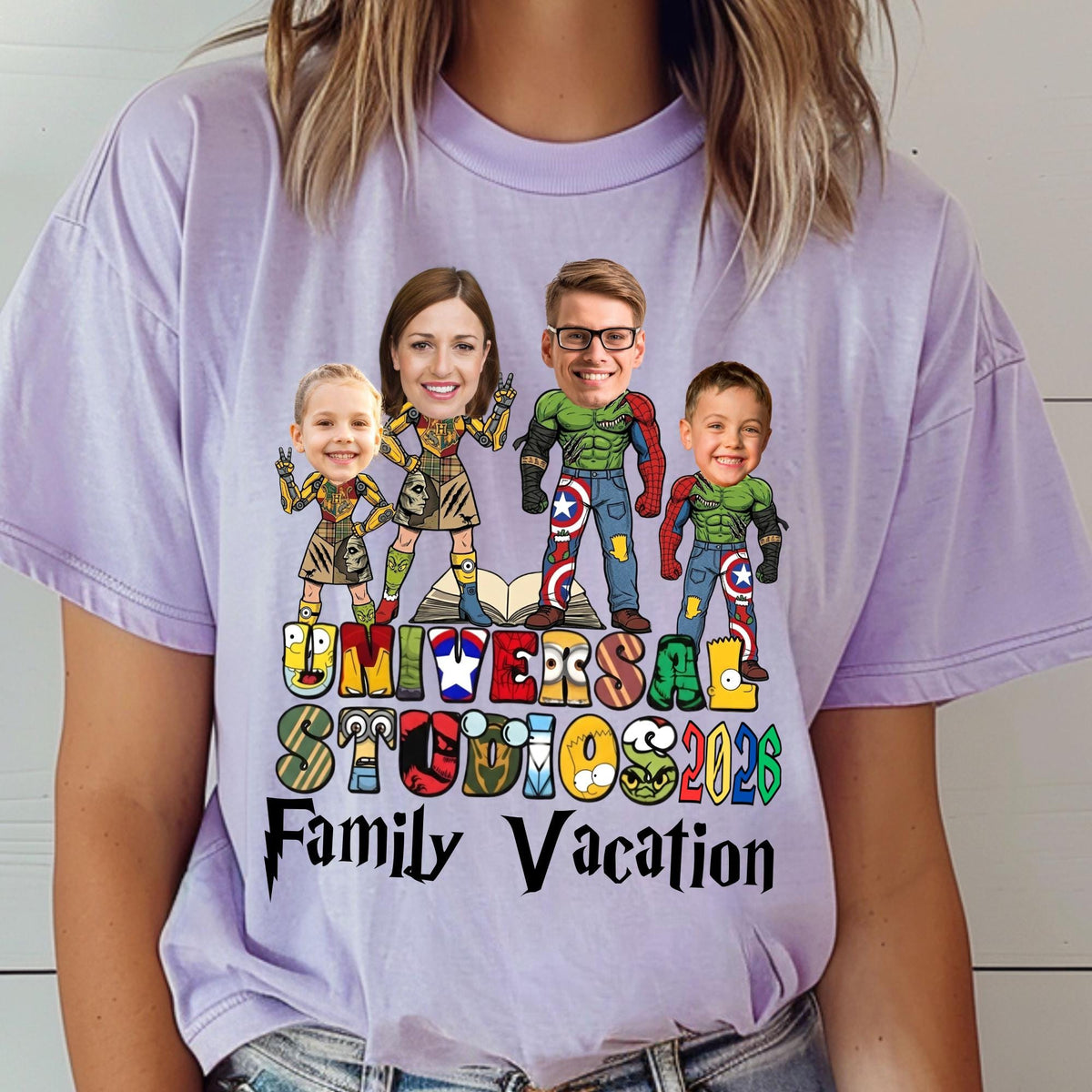 Personalized Universal Studios Shirt Comfort Colors® Custom Photo Universal Studios Shirt, Universal Family Trip Shirt