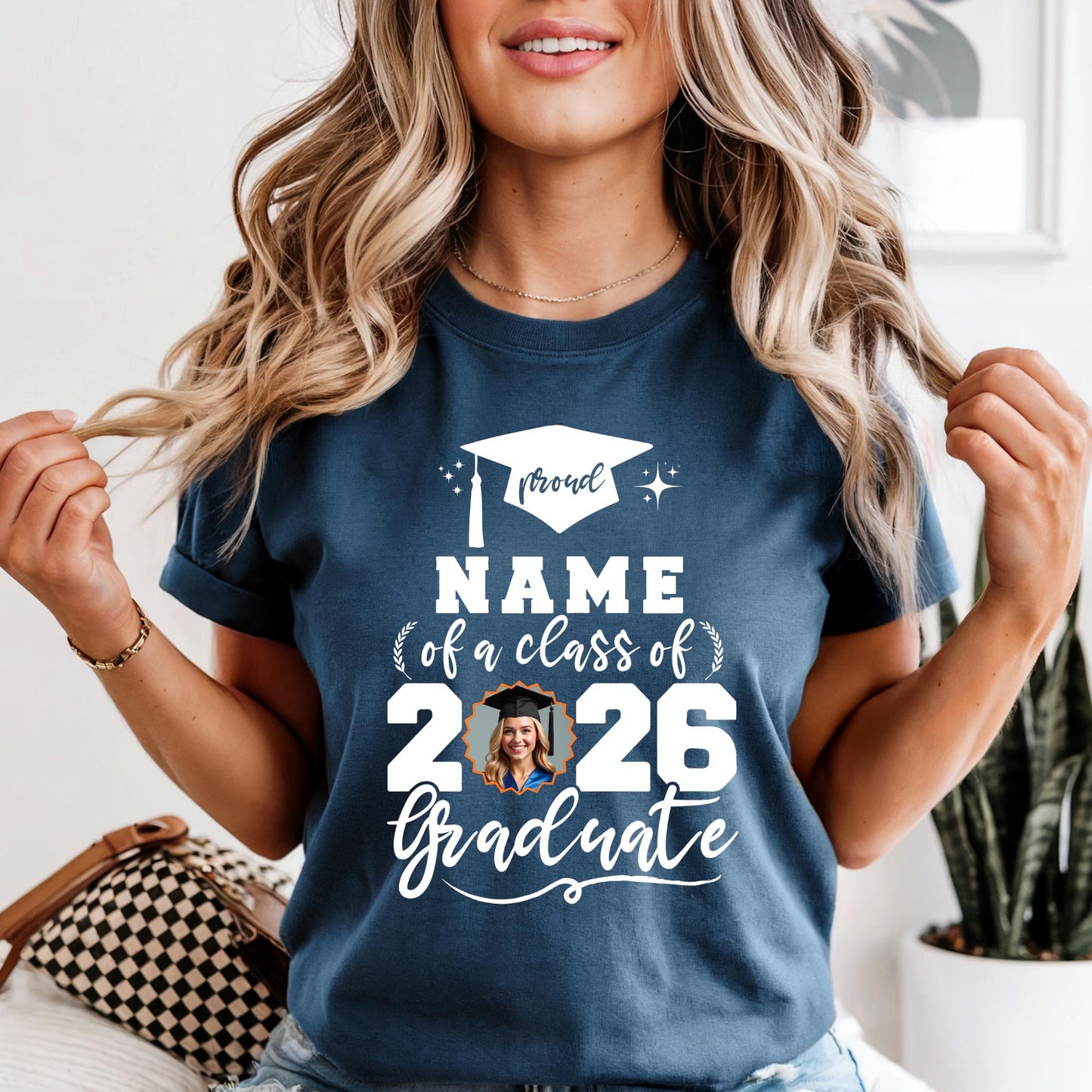 Comfort Colors® Custom Proud Family of a Graduate Shirt, Class of 2026 Shirt, Matching Graduation Family Tee, Senior 2026 Shirt