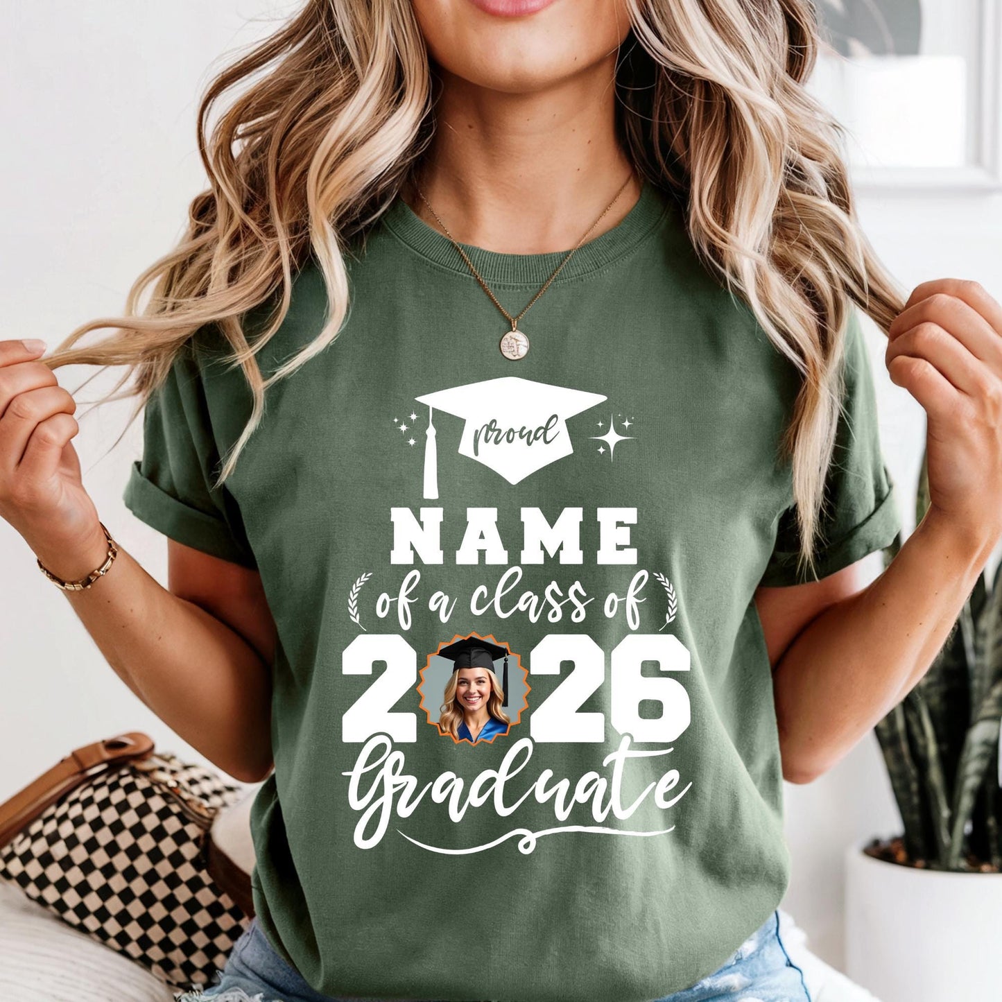 Comfort Colors® Custom Proud Family of a Graduate Shirt, Class of 2026 Shirt, Matching Graduation Family Tee, Senior 2026 Shirt