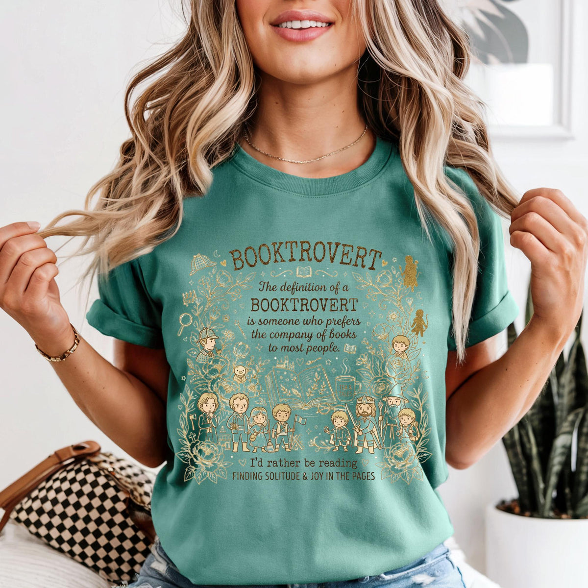 Booktrovert Shirt Comfort Colors® Fantsy World Bookish Shirt, Reading Tshirt, Book Shirt, Gift for Book Lover