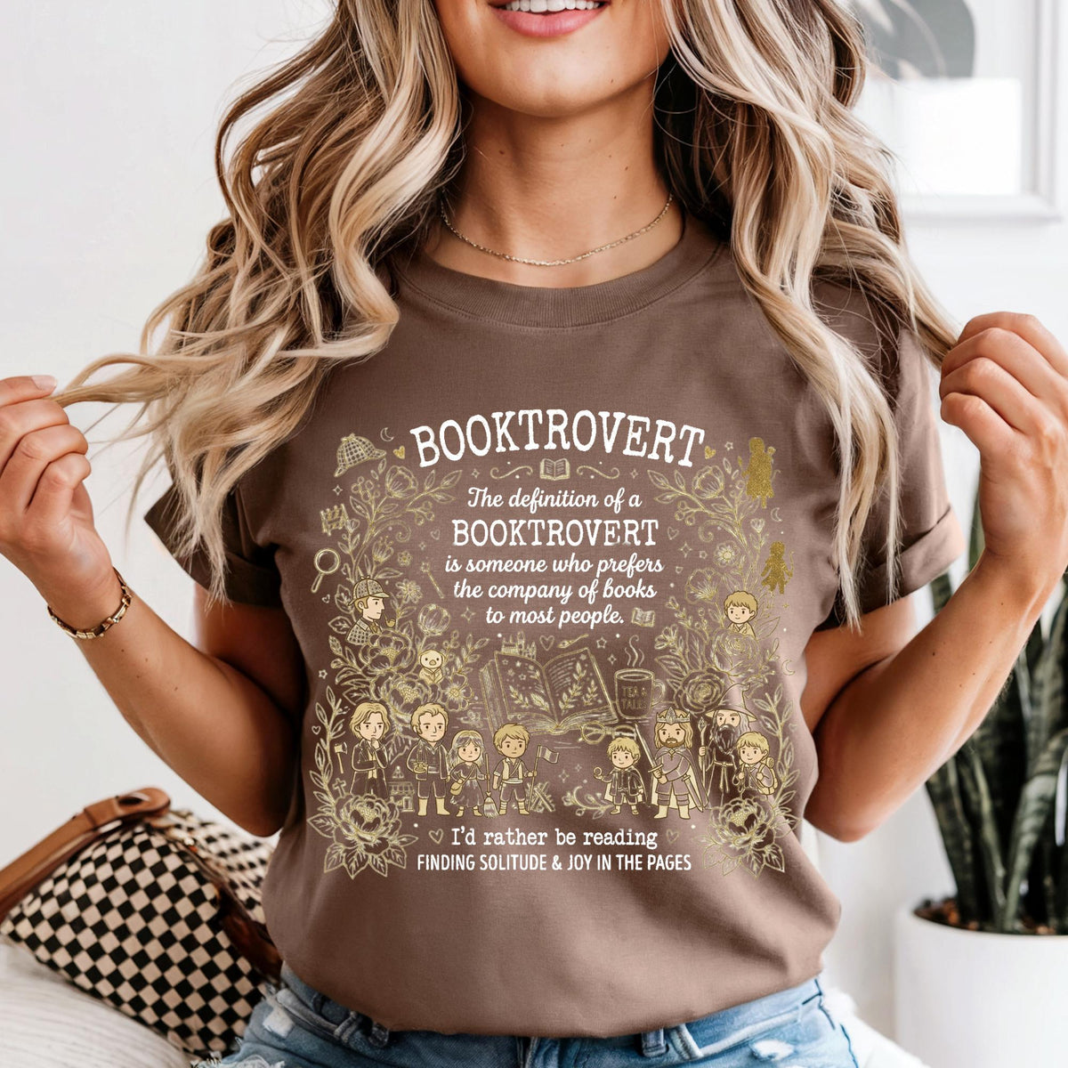 Booktrovert Shirt Comfort Colors® Fantsy World Bookish Shirt, Reading Tshirt, Book Shirt, Gift for Book Lover