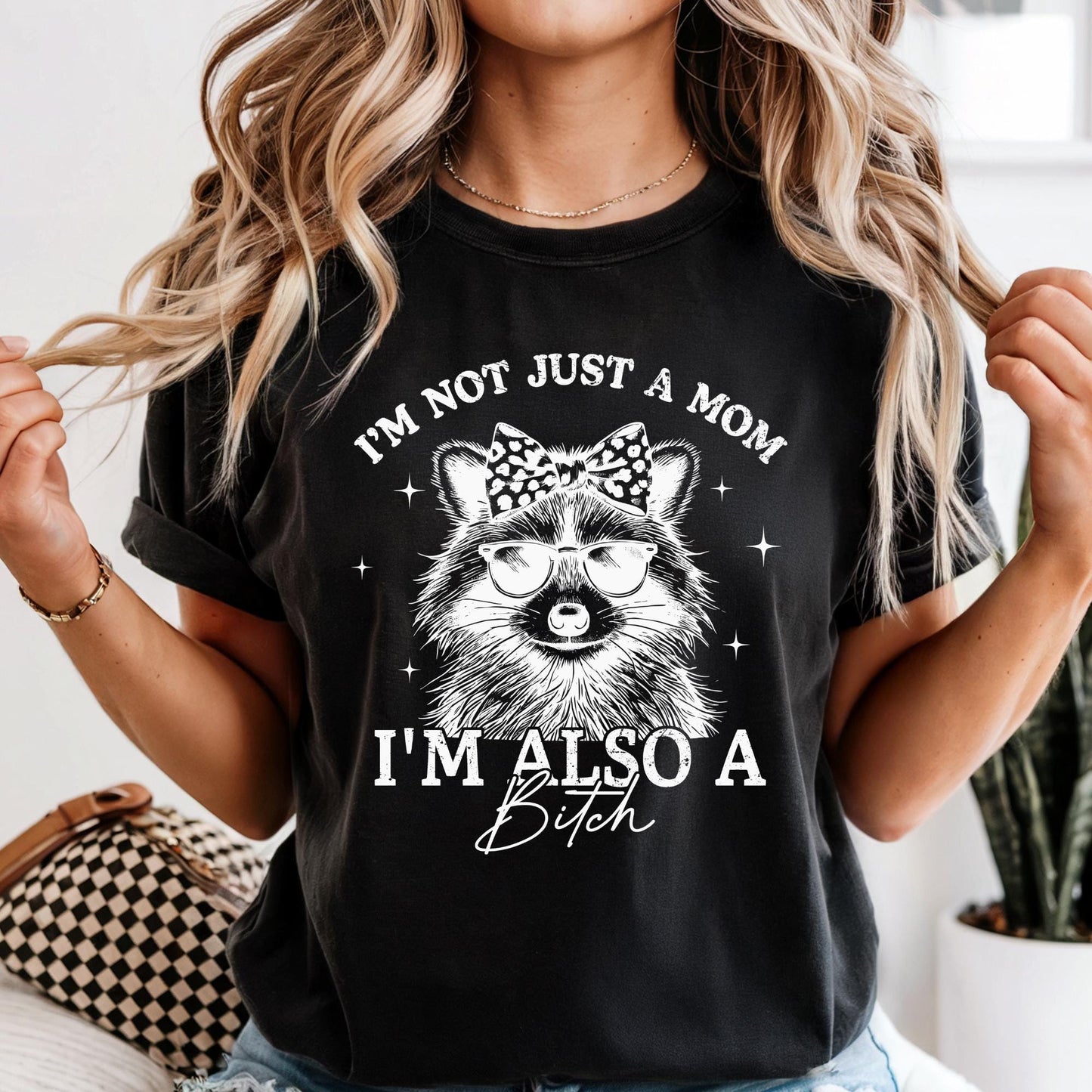 I’m Not Just a Mom I’m Also a Bitch Shirt, Funny Mom Life Shirts, Sarcastic Mother Gift, Vintage Mama Tee