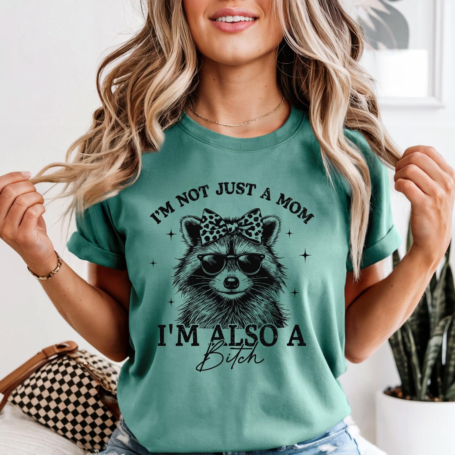 I’m Not Just a Mom I’m Also a Bitch Shirt, Funny Mom Life Shirts, Sarcastic Mother Gift, Vintage Mama Tee
