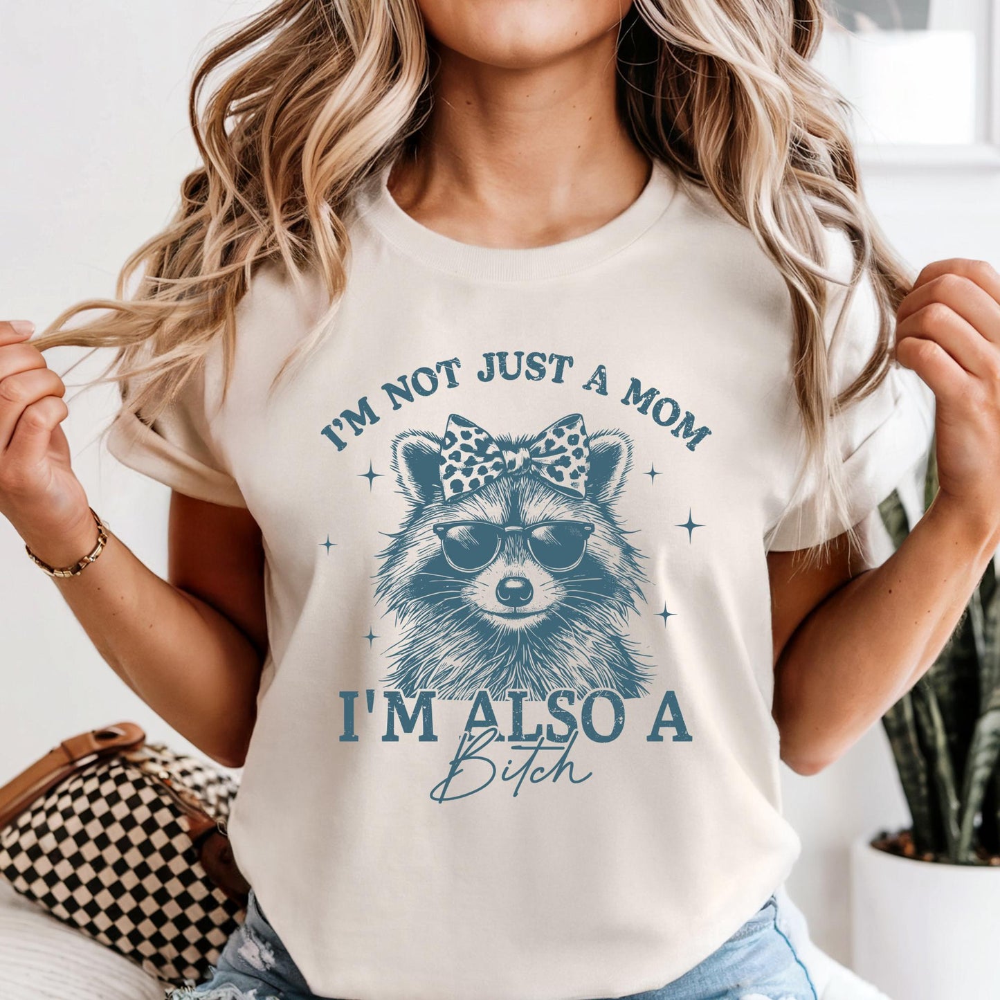 I’m Not Just a Mom I’m Also a Bitch Shirt, Funny Mom Life Shirts, Sarcastic Mother Gift, Vintage Mama Tee