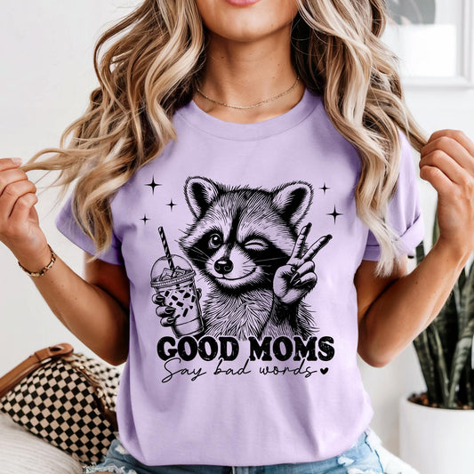 Good Moms Say Bad Words Comfort Colors Shirt, Mama Shirts, Funny Mother Gift, Sarcastic Mom Shirt, Gift for Mother's Day