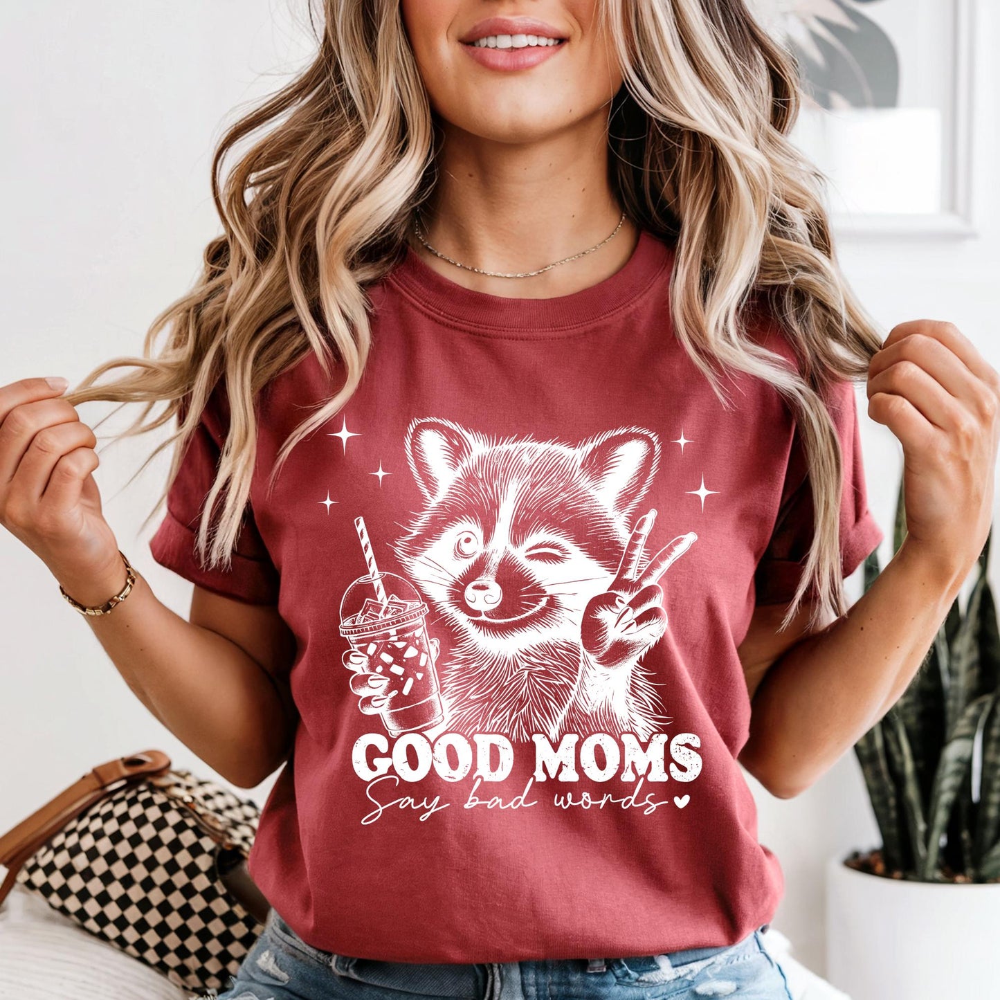 Good Moms Say Bad Words Comfort Colors Shirt, Mama Shirts, Funny Mother Gift, Sarcastic Mom Shirt, Gift for Mother's Day