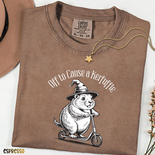 Comfort Colors®  Honey Badger Kerfuffle Tee, Funny Meme Shirt, Sarcastic Graphic T-Shirt, Weird Humor Gift