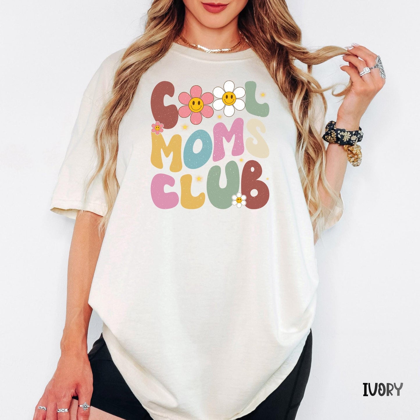 Cool Moms Club Comfort Colors® Shirt, Funny Mom Tee, New Mom Present, Best Mom Ever T-shirt, Mother’s Day Gift