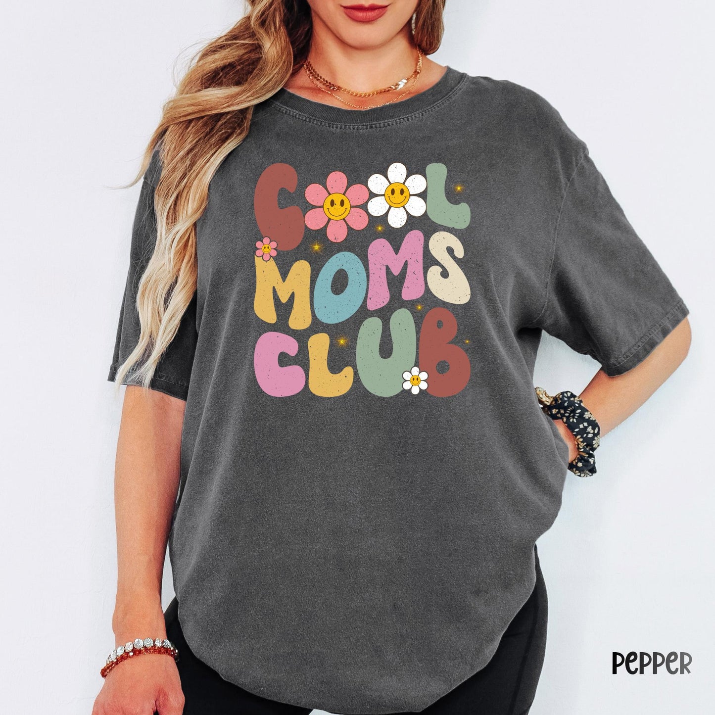 Cool Moms Club Comfort Colors® Shirt, Funny Mom Tee, New Mom Present, Best Mom Ever T-shirt, Mother’s Day Gift