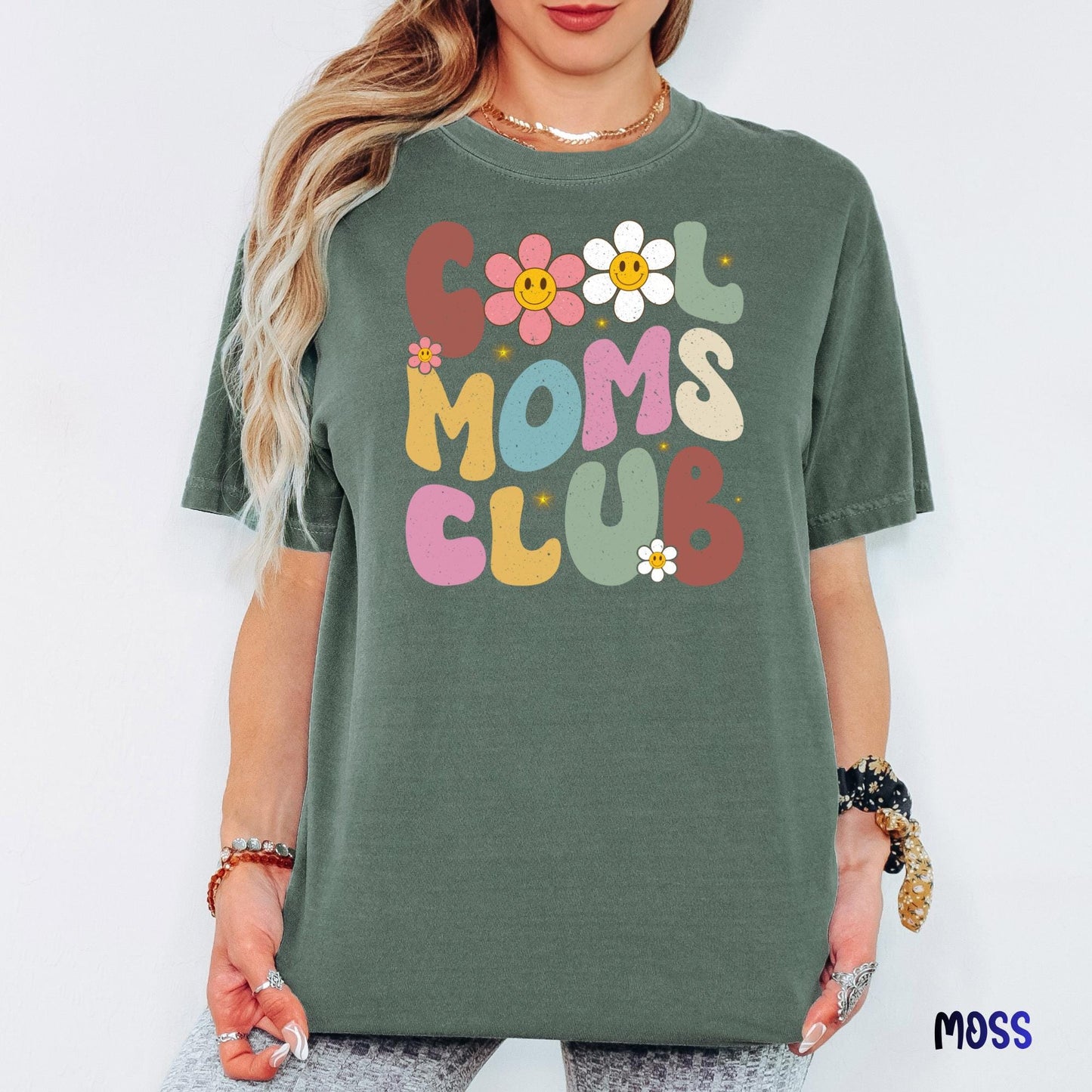 Cool Moms Club Comfort Colors® Shirt, Funny Mom Tee, New Mom Present, Best Mom Ever T-shirt, Mother’s Day Gift