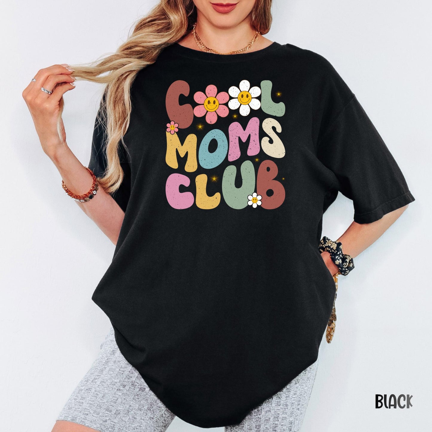 Cool Moms Club Comfort Colors® Shirt, Funny Mom Tee, New Mom Present, Best Mom Ever T-shirt, Mother’s Day Gift