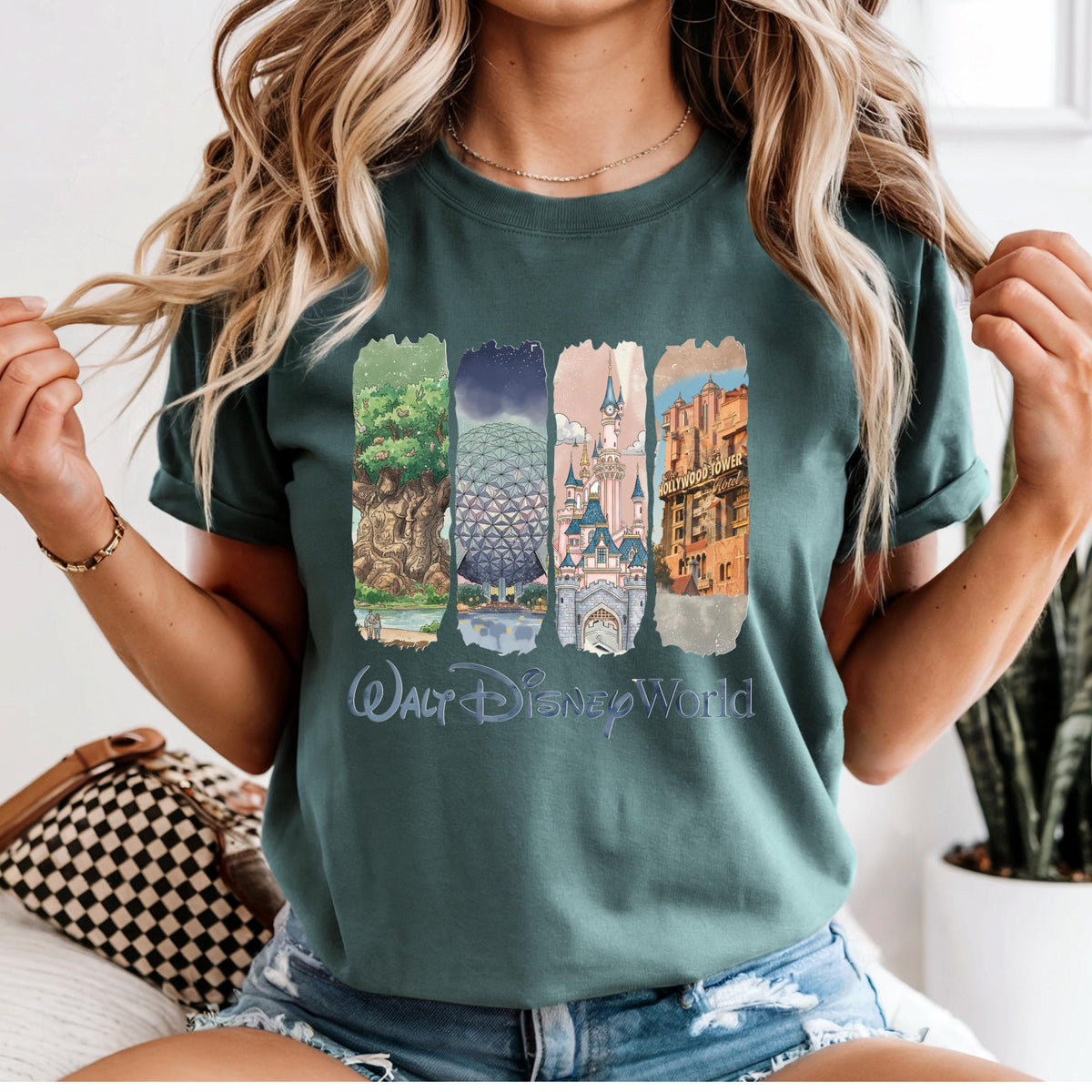 Walt Disney World Shirt, Disney Family Vacation Tee, Magic Kingdom Epcot Hollywood Studios Animal Kingdom, Personalized Disney Trip