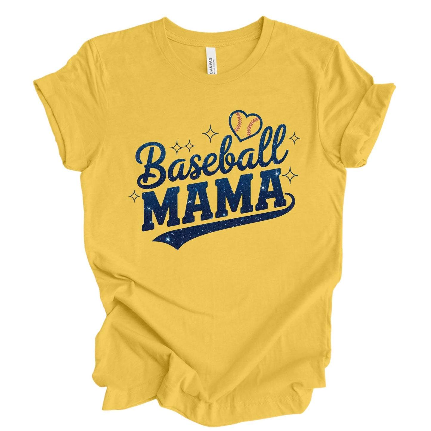 Baseball Mama Shirt, Glitter Look Mom Shirt, Baseball Tee Shirt
