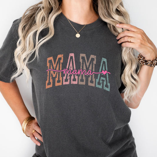 Mama Shirt For Mothers Day Gift Comfort Colors® Mama T-shirt For Birthday Gift For Her, Baby Shower Gift