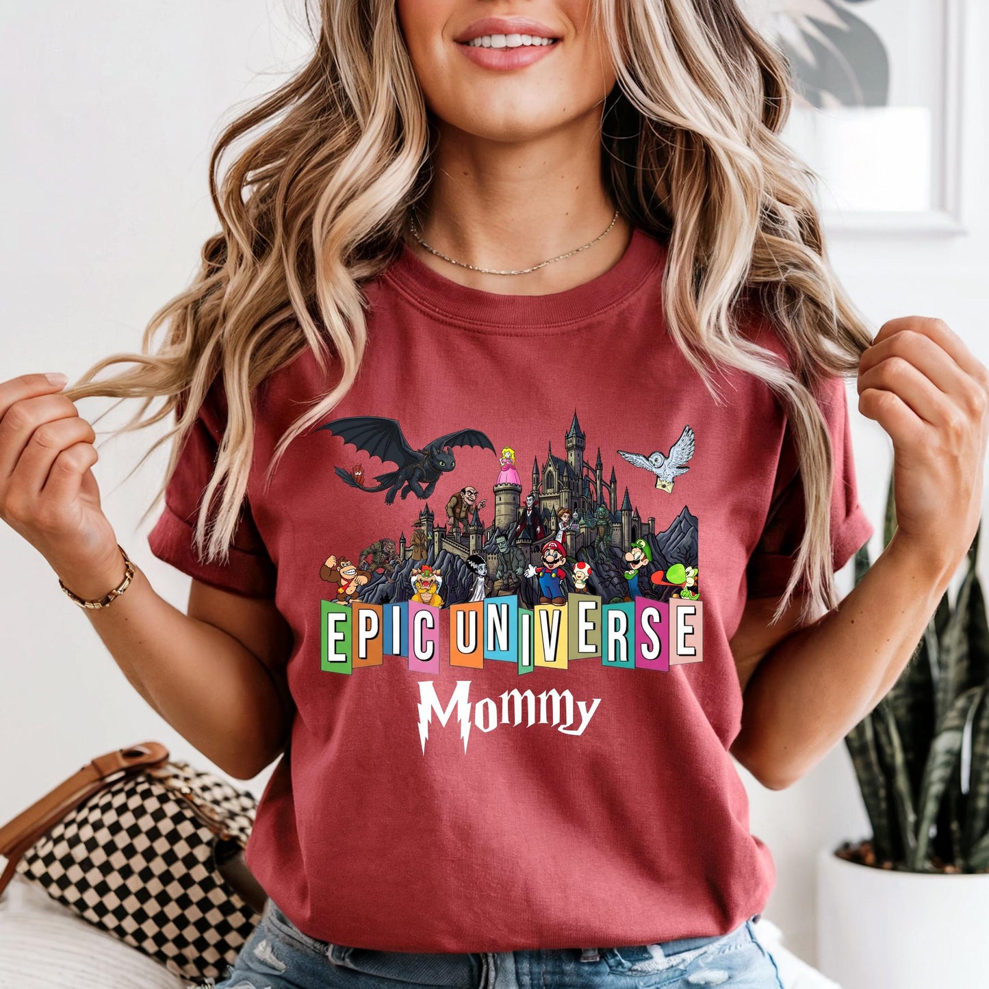 Epic Universe Shirt Comfort Colors® Custom Dark Theme Universal Shirts Family Vacation 2026 Tee