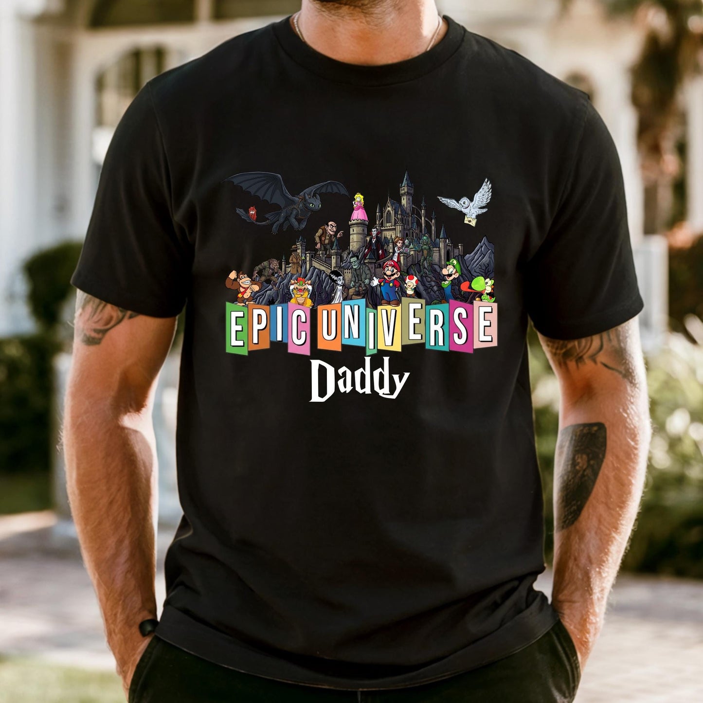 Epic Universe Shirt Comfort Colors® Custom Dark Theme Universal Shirts Family Vacation 2026 Tee