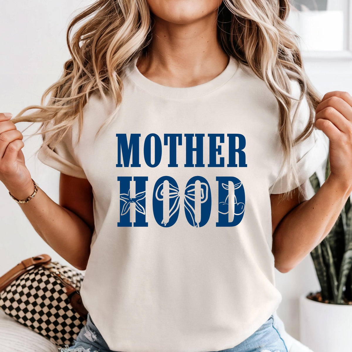 Motherhood Comfort Colors Shirt, Cherry Mama Shirt, Mom Life Tee, Oversized Graphic Mom T-Shirt, Cool Mom Club Shirt, Mothers Day Gift