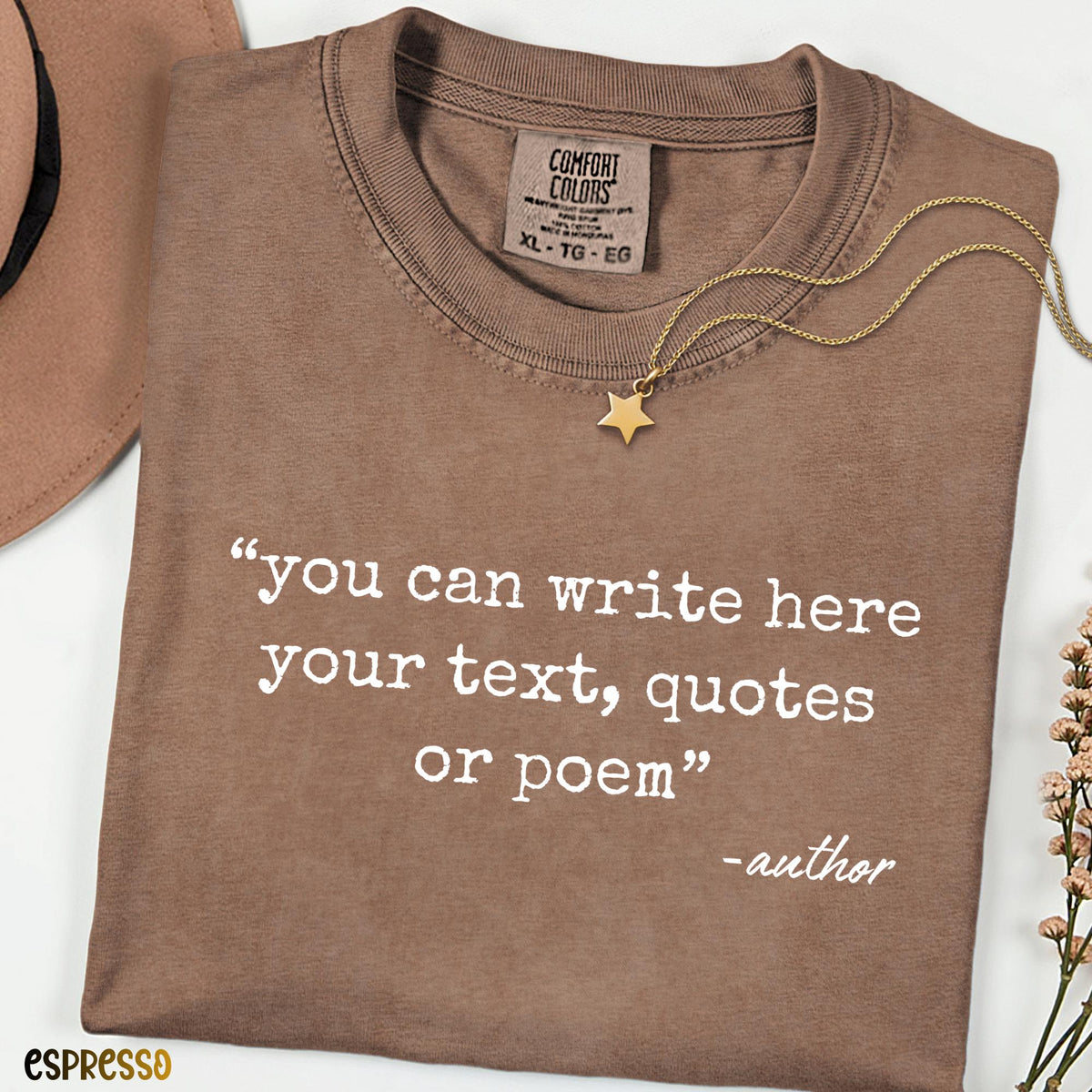 Personalized Text Tee, Custom Quote Comfort Colors® Shirt, Create Your Own Design, Group & Bachelorette Gift
