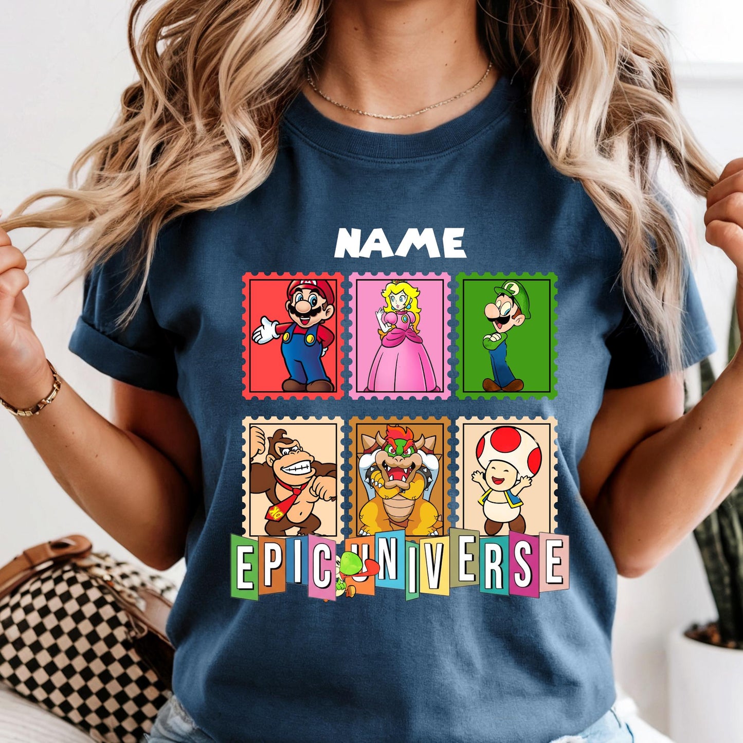 Custom Epic Universe Shirt, Super Mario Birthday Matching Group Tees, Mario Epic Universe 2026 Shirt, Family Trip Shirt