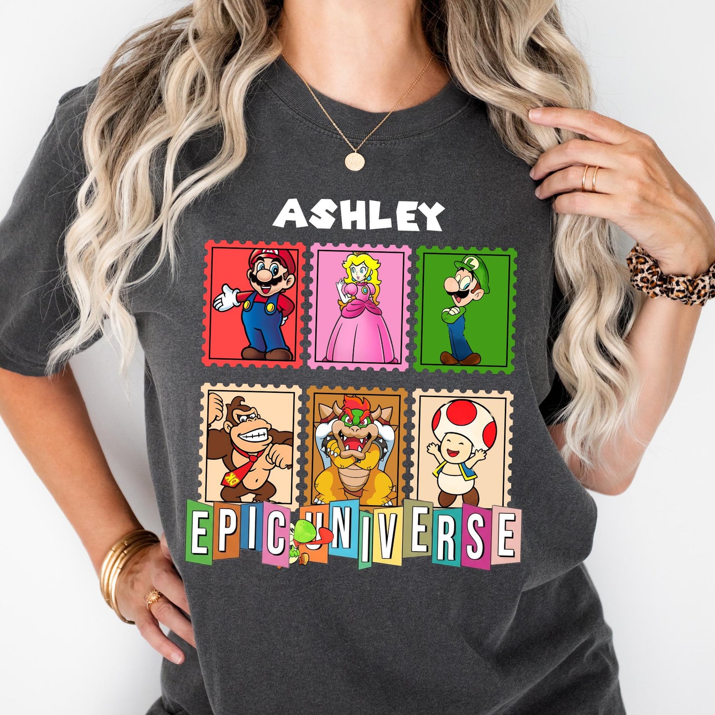 Custom Epic Universe Shirt, Super Mario Birthday Matching Group Tees, Mario Epic Universe 2026 Shirt, Family Trip Shirt