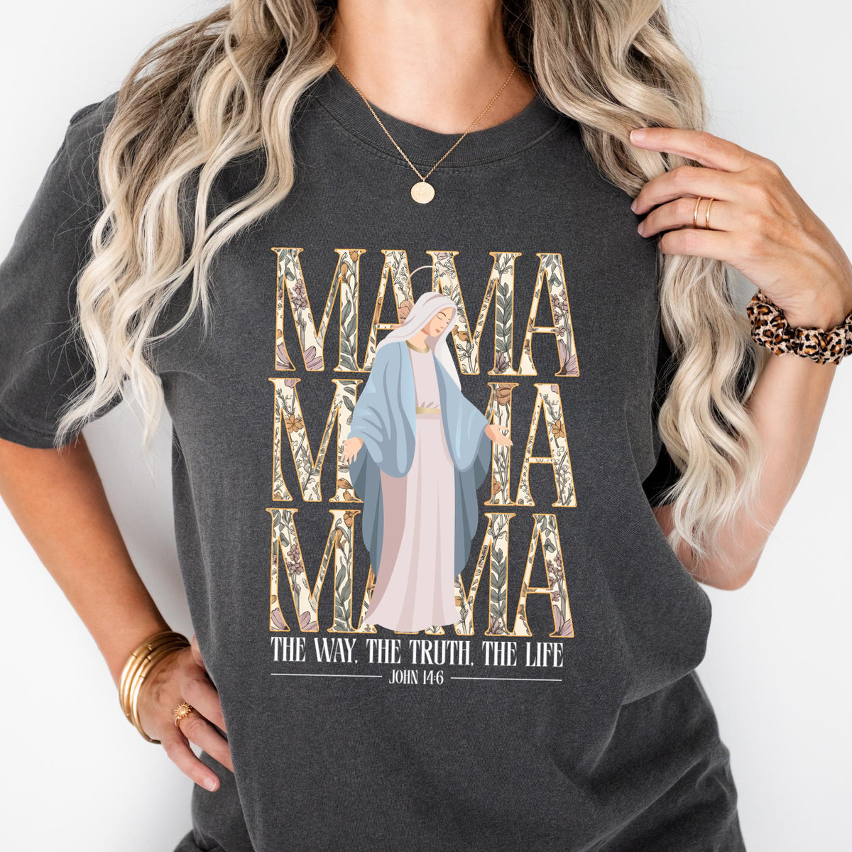 Religious Mama Shirt Comfort Colors® Christian Mom Shirt, Mothers Day Gift, Bible Verse Tee, Faith Based Mama Shirt, Gift for Christian Mom