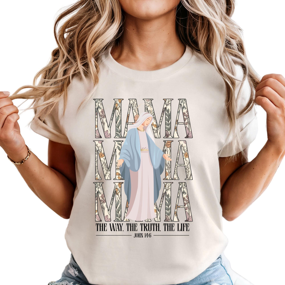 Religious Mama Shirt Comfort Colors® Christian Mom Shirt, Mothers Day Gift, Bible Verse Tee, Faith Based Mama Shirt, Gift for Christian Mom