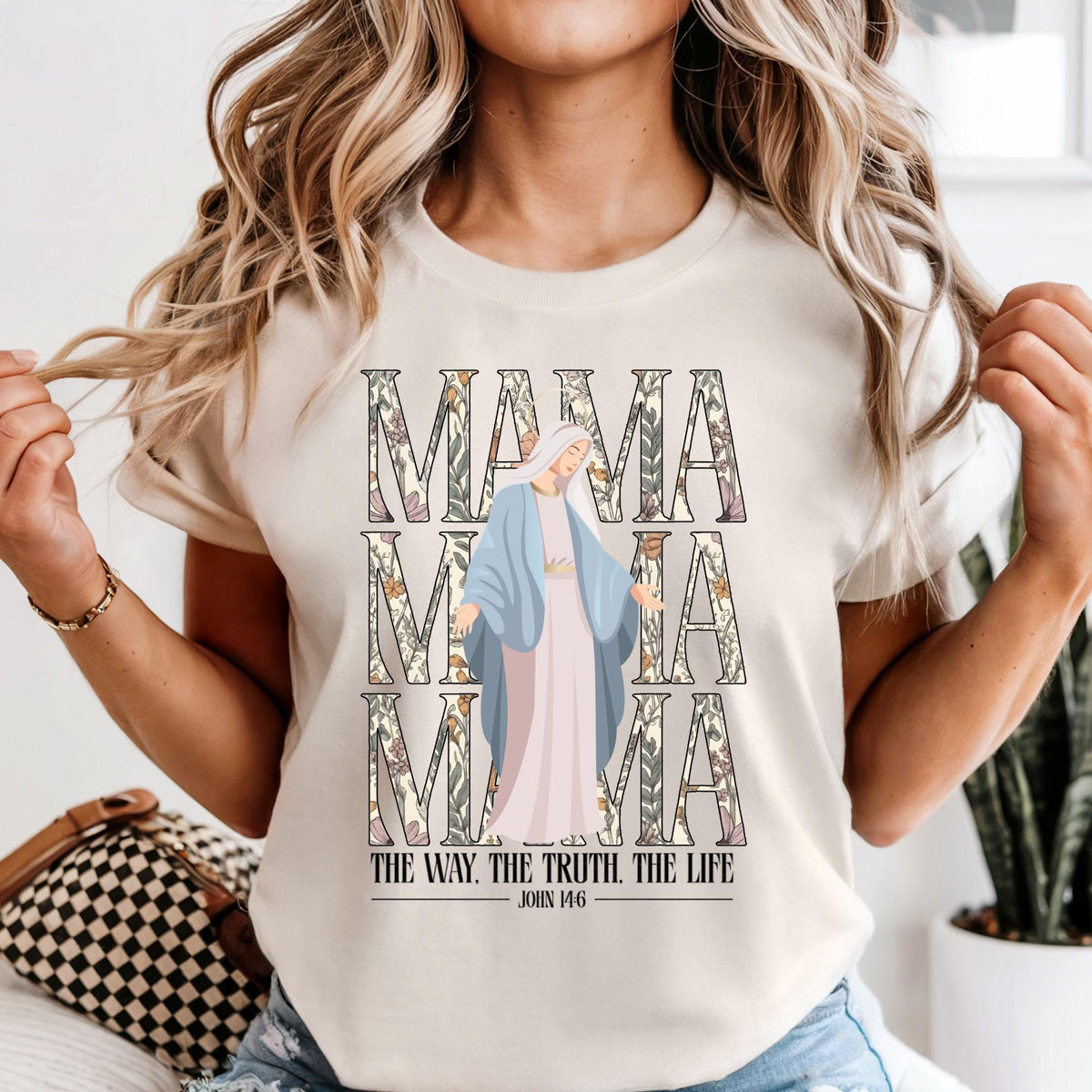 Religious Mama Shirt Comfort Colors® Christian Mom Shirt, Mothers Day Gift, Bible Verse Tee, Faith Based Mama Shirt, Gift for Christian Mom