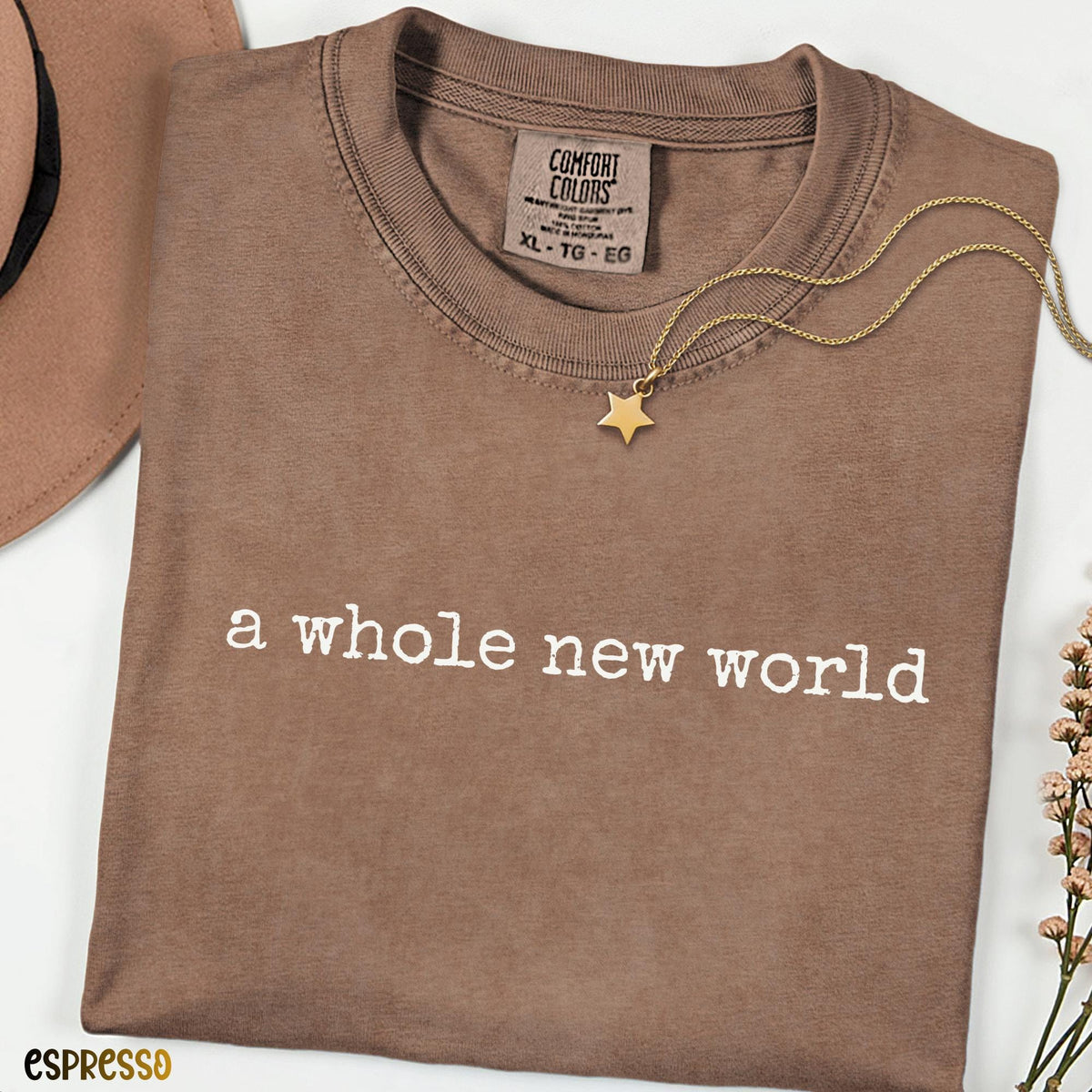 Comfort Colors®  “A Whole New World” Tee, Disney World Trip Shirt, Unisex Vacation Gift