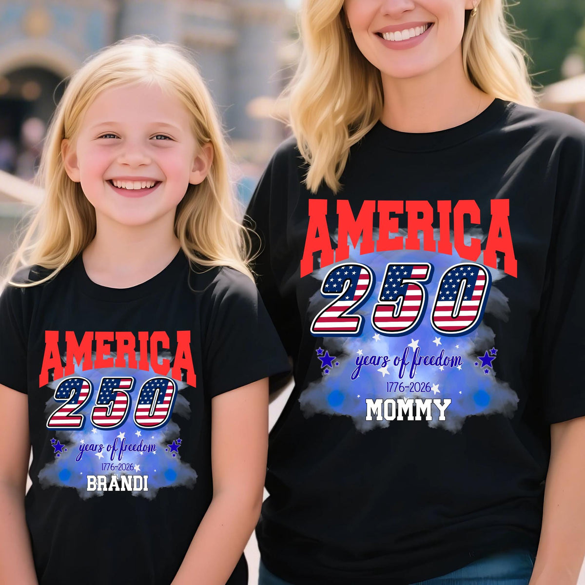 Custom 250 Years of Freedom Shirt, 4th July Tee, America 250th Anniversary Tshirt Independence Day Shirts, 4th July 250th Year Shirts