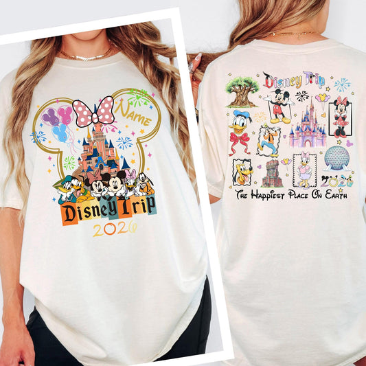 Custom Disney Trip Shirts Comfort Colors® Disneyland Shirts, Disney Couple Shirts, Disneyworld Tshirt