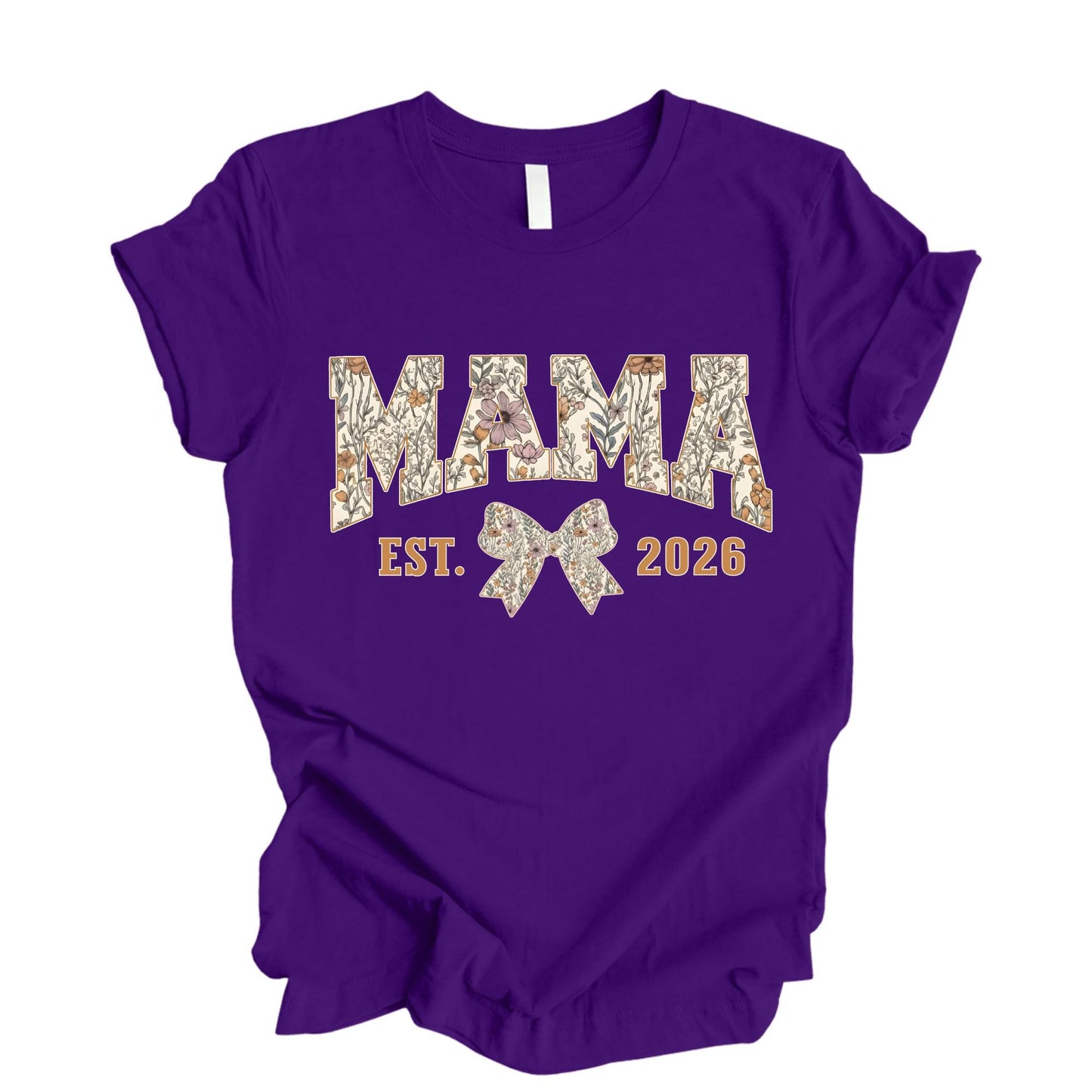 Custom Floral Mama Shirt Liberty Mom Tshirt Mommy Coquette Tee Mothers Day Gift