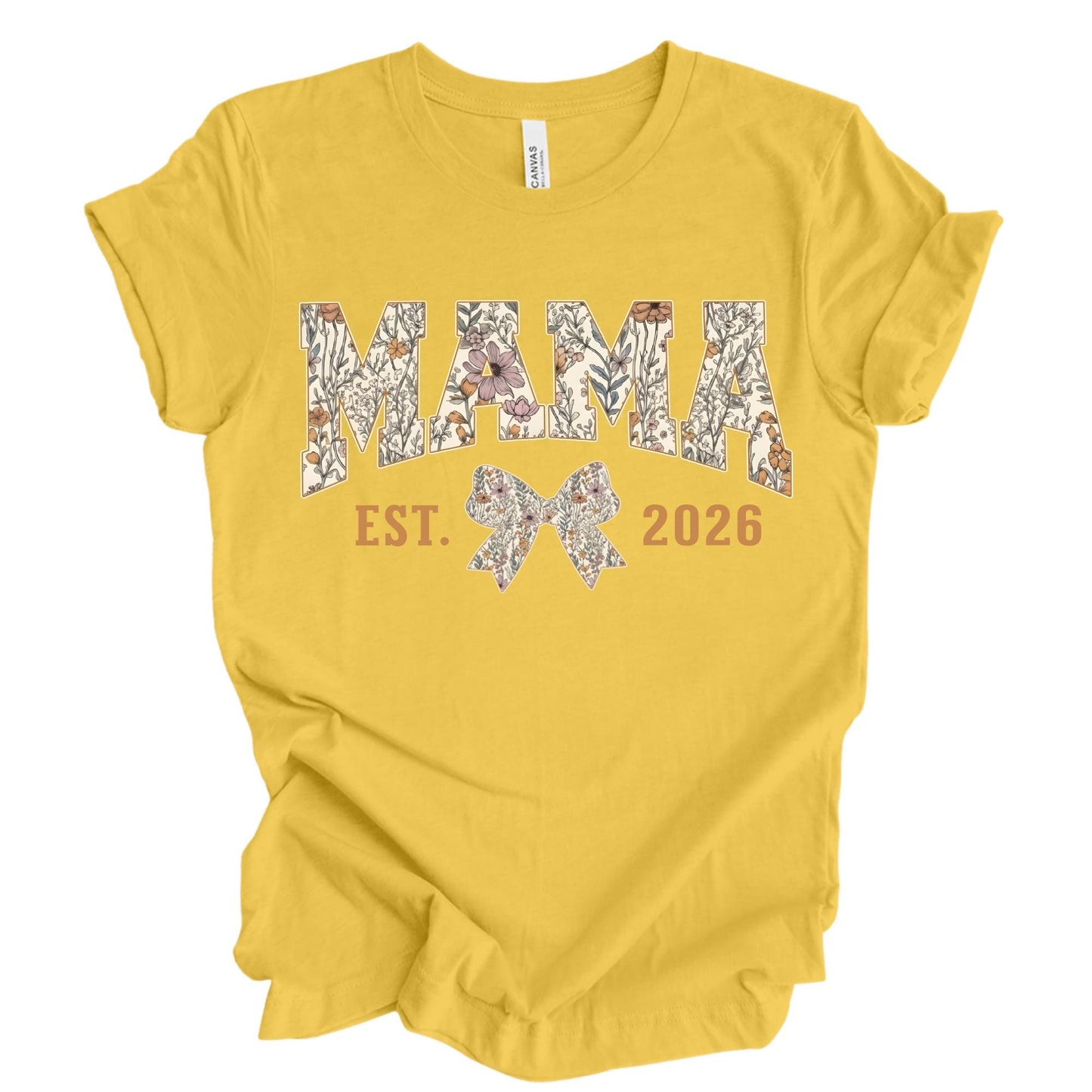Custom Floral Mama Shirt Liberty Mom Tshirt Mommy Coquette Tee Mothers Day Gift