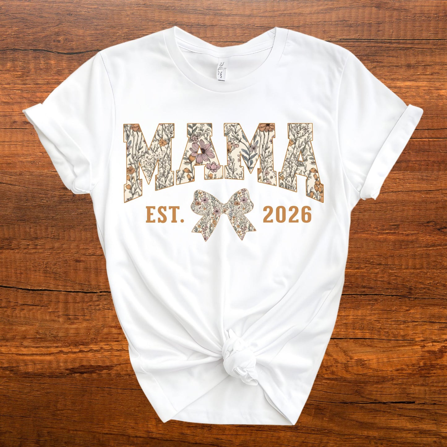 Custom Floral Mama Shirt Liberty Mom Tshirt Mommy Coquette Tee Mothers Day Gift