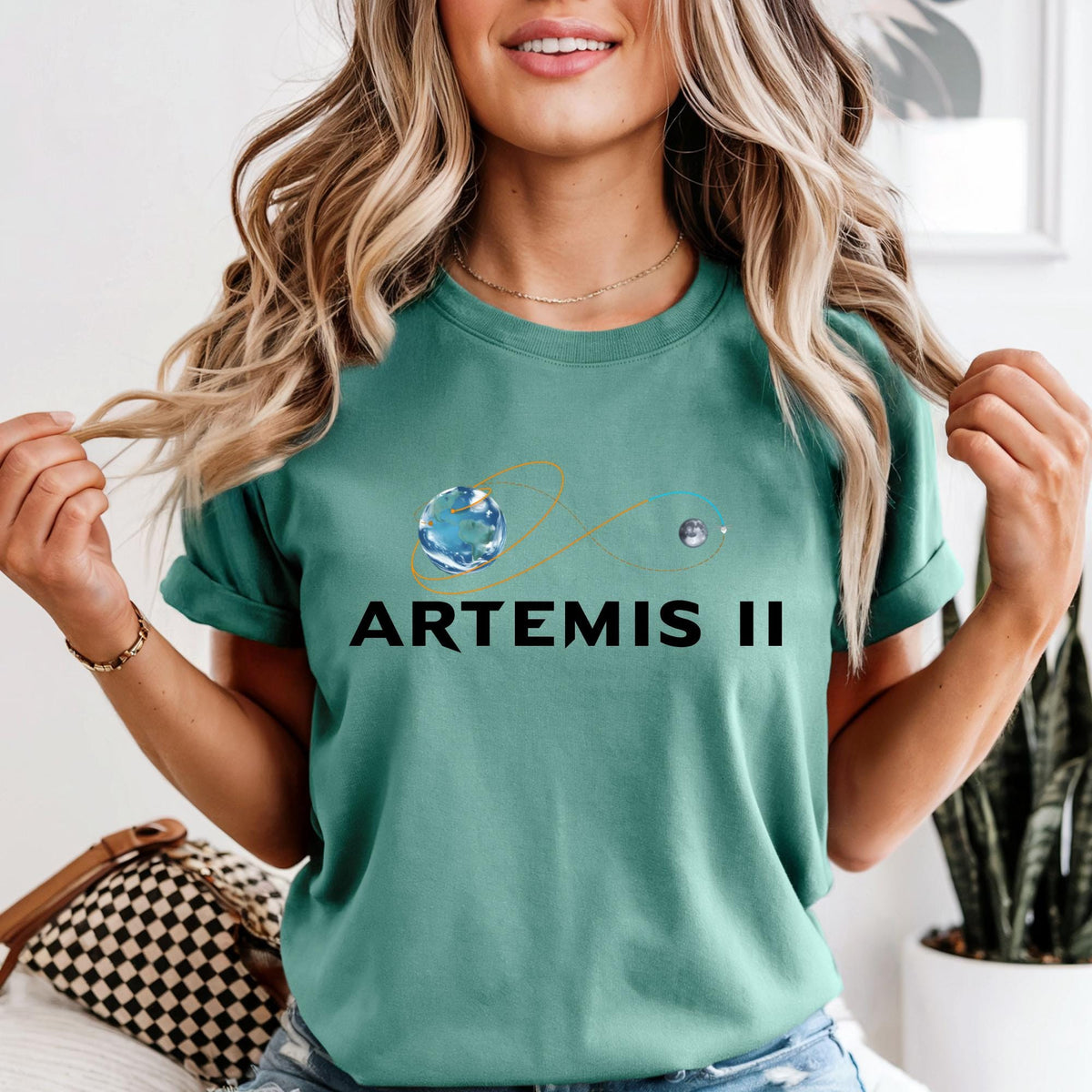 Artemis II Space Mission Shirt 2026 NASA Moon Mission Map Shirts