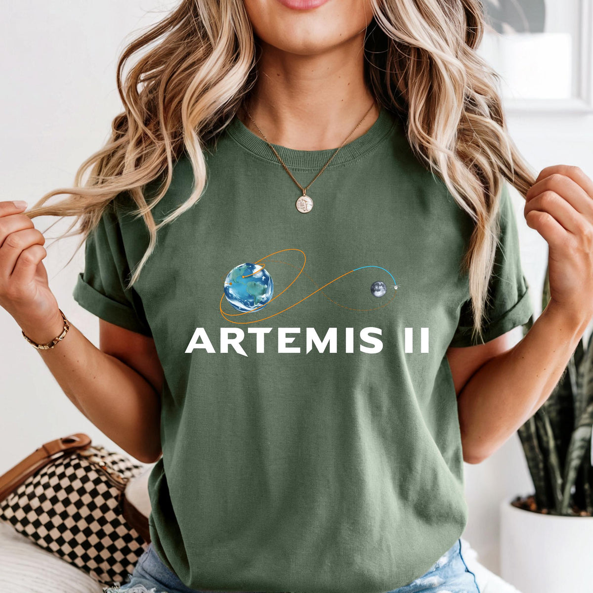 Artemis II Space Mission Shirt 2026 NASA Moon Mission Map Shirts