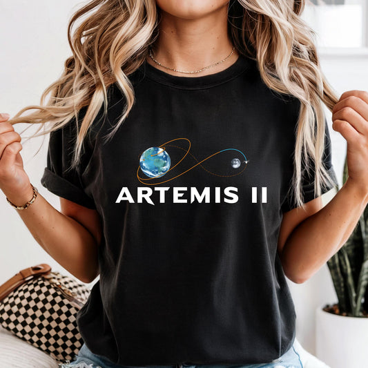 Artemis II Space Mission Shirt 2026 NASA Moon Mission Map Shirts