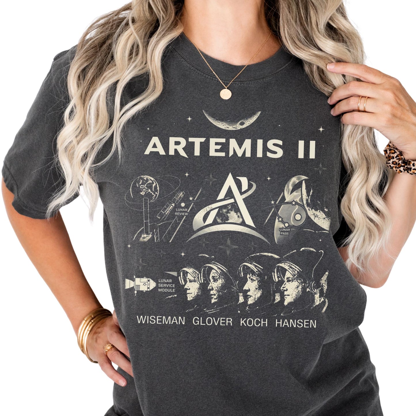 Artemis II Space Mission Shirt Comfort Colors® 2026 Space Map Shirts Astronauts Fan Tee