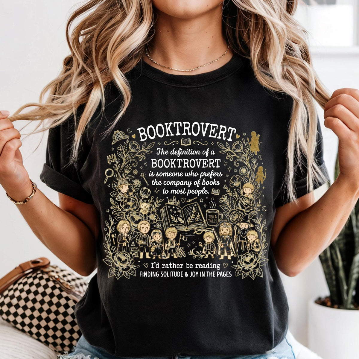 Booktrovert Shirt Comfort Colors® Fantsy World Bookish Shirt, Reading Tshirt, Book Shirt, Gift for Book Lover