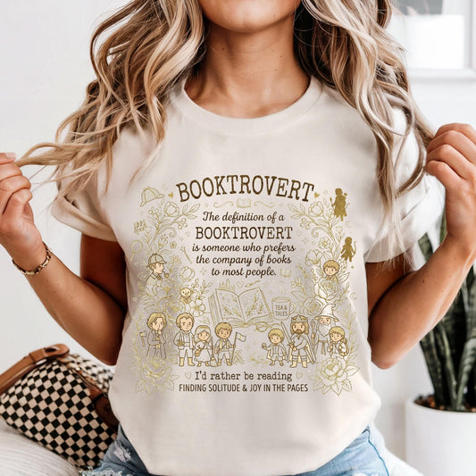 Booktrovert Shirt Comfort Colors® Fantsy World Bookish Shirt, Reading Tshirt, Book Shirt, Gift for Book Lover